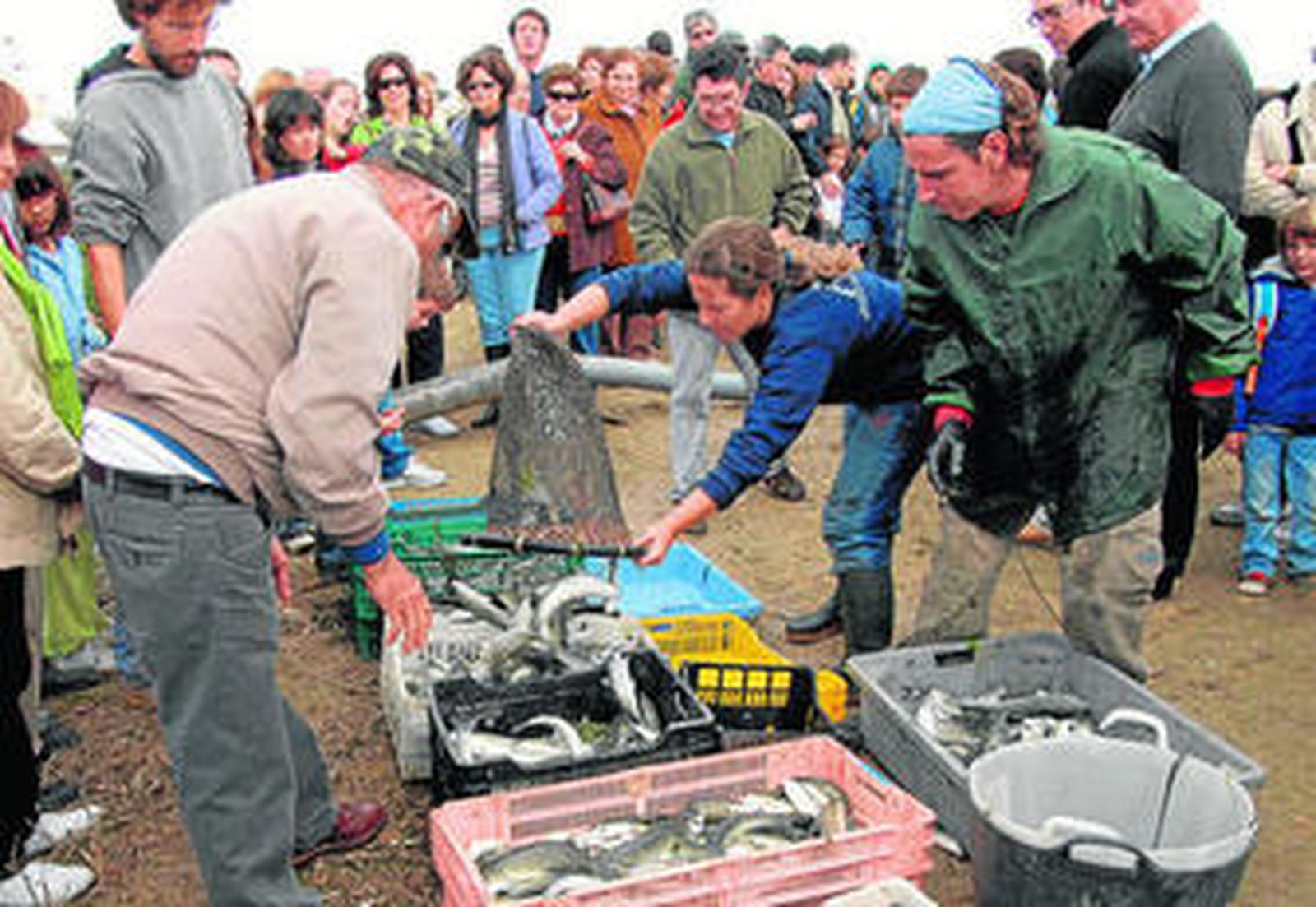Imagen de archivo de un despesque en un estero de la localidad.