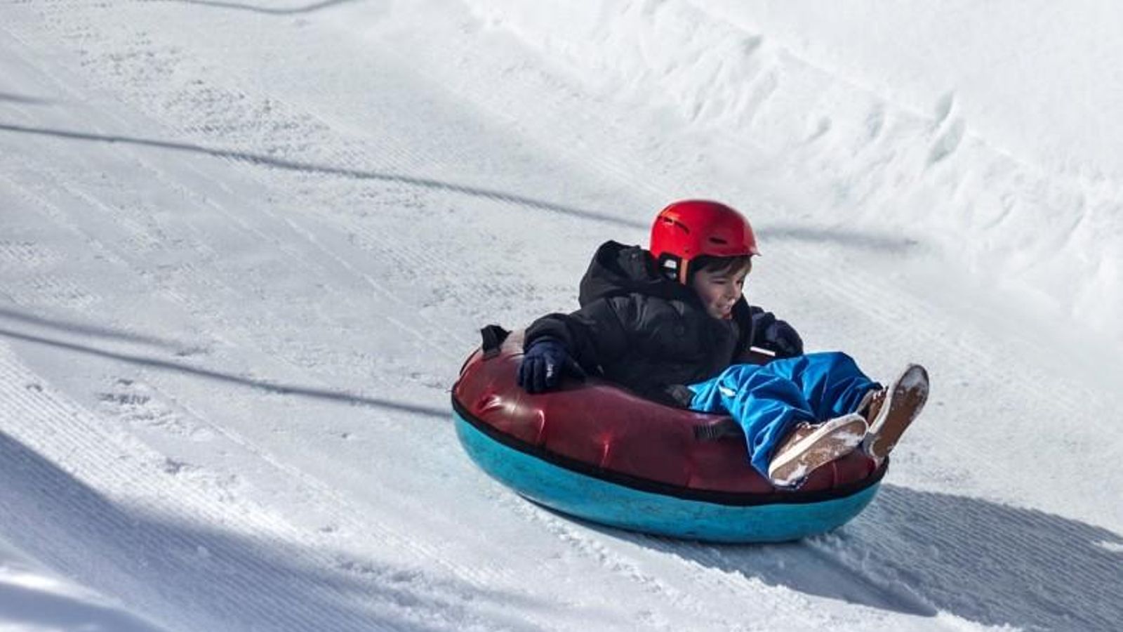 Tobogán de nieve.