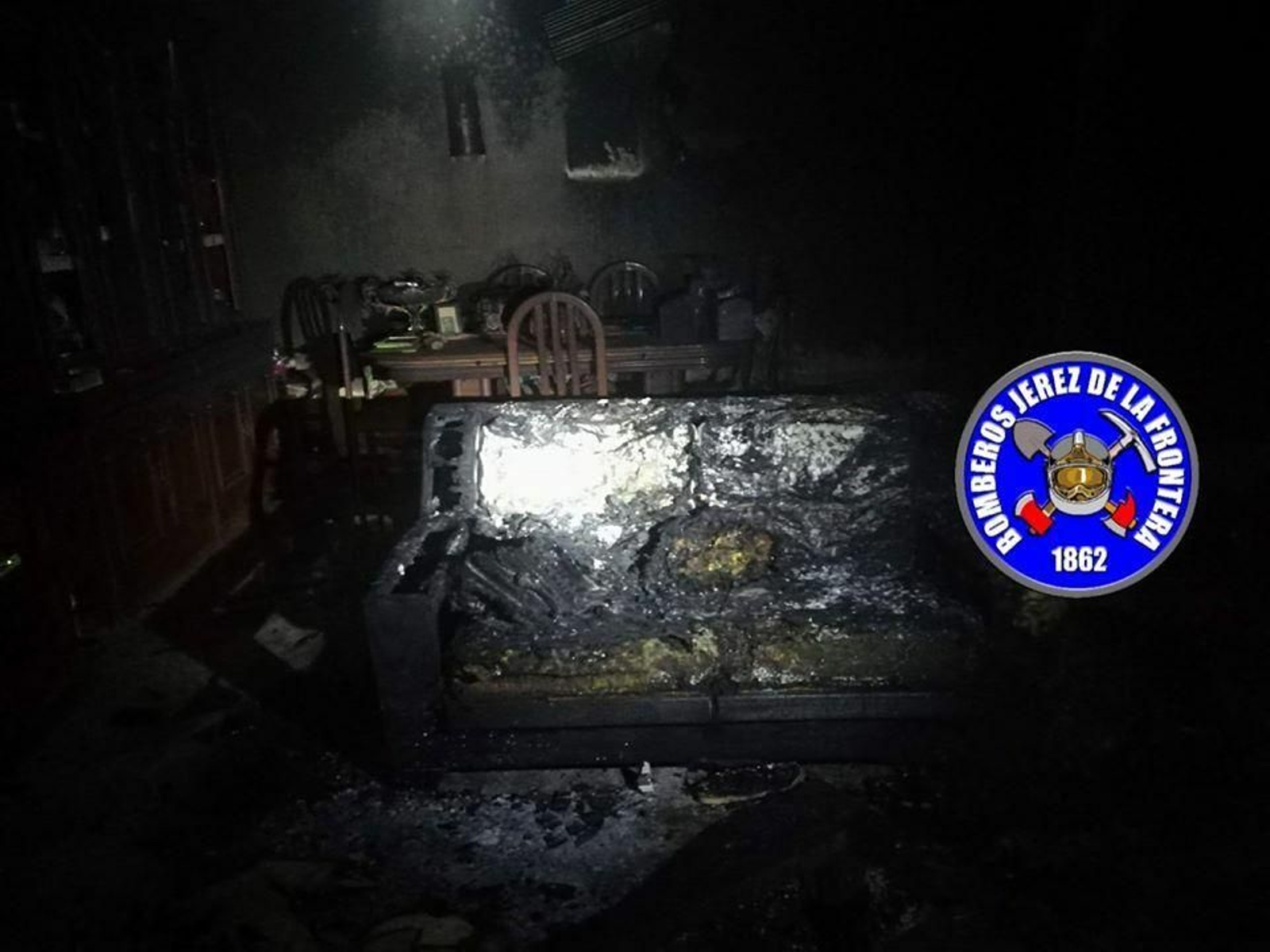 Estado en el que quedó la casa de Mesas de Asta. Estado en el que quedó la casa de Mesas de Asta.