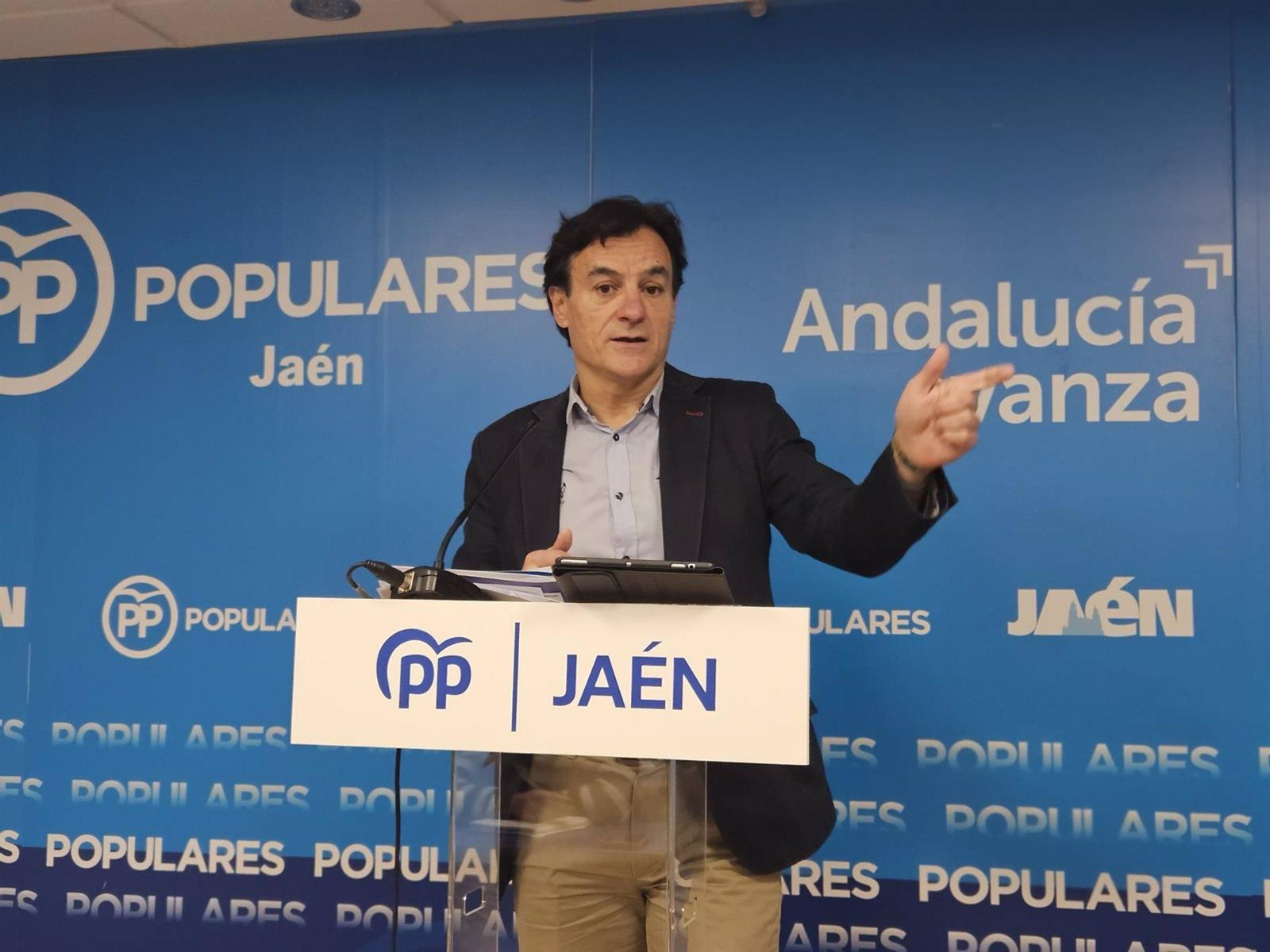 El portavoz del PP del Ayuntamiento de Jaén, Agustín González.