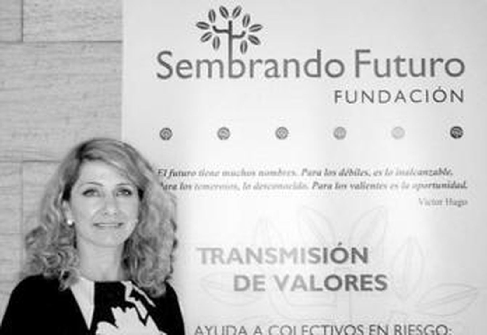 Rosa Núñez, presidenta de la Fundación Sembrando Futuro.