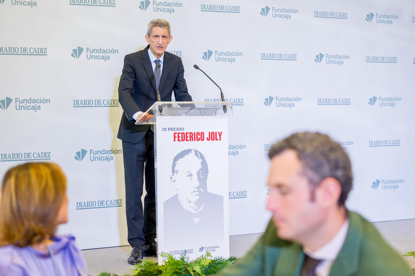 Las imágenes de la entrega del IX Premio Federico Joly a José Bohórquez Mora-Figueroa en Cádiz