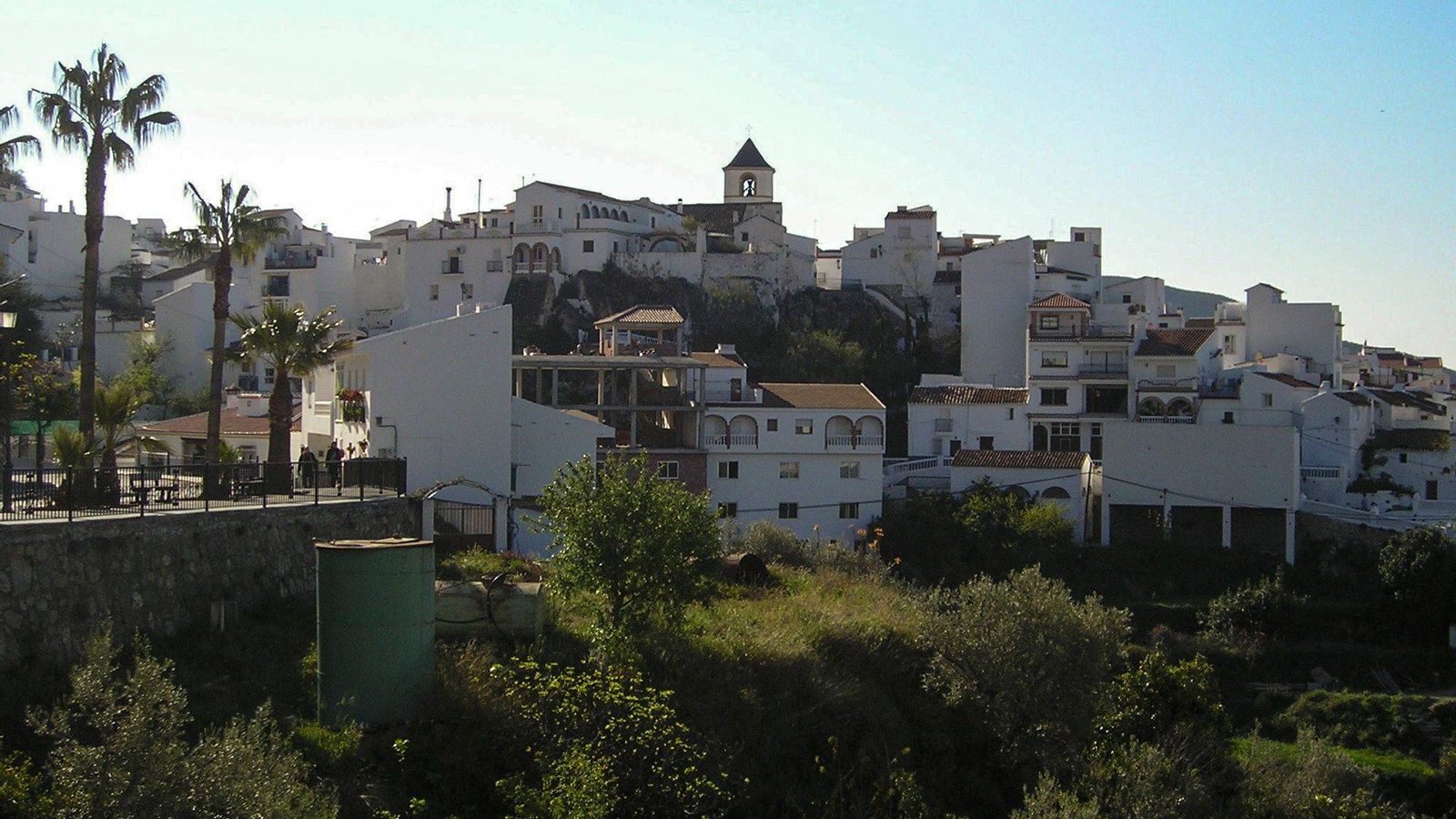 Vista del municipio malagueño de Canillas de Aceituno.