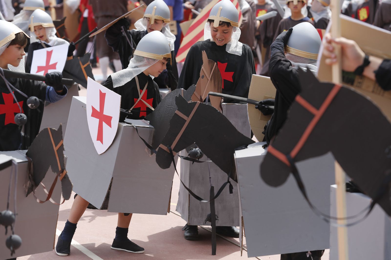 La Batalla de las Navas de Tolosa escenificada por los alumnos de El Romeral