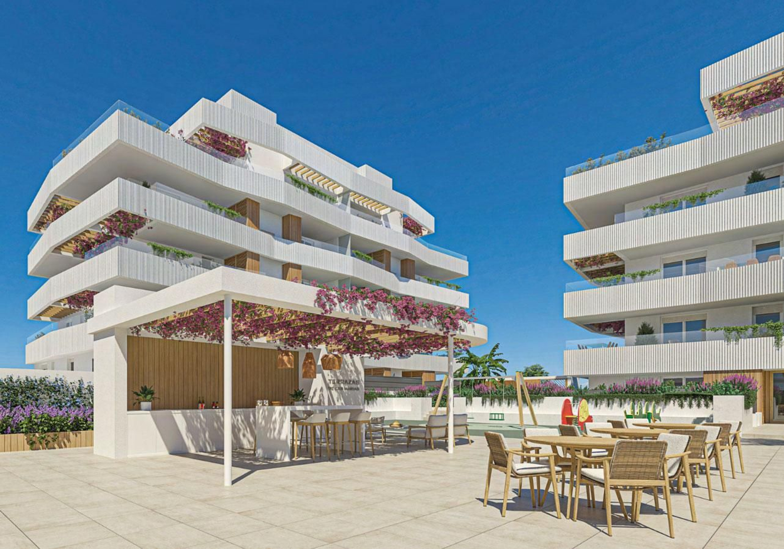 Así serán las viviendas con terrazas y piscina de Las Marías en El Puerto con un precio desde 290.000 a más de 310.000 euros