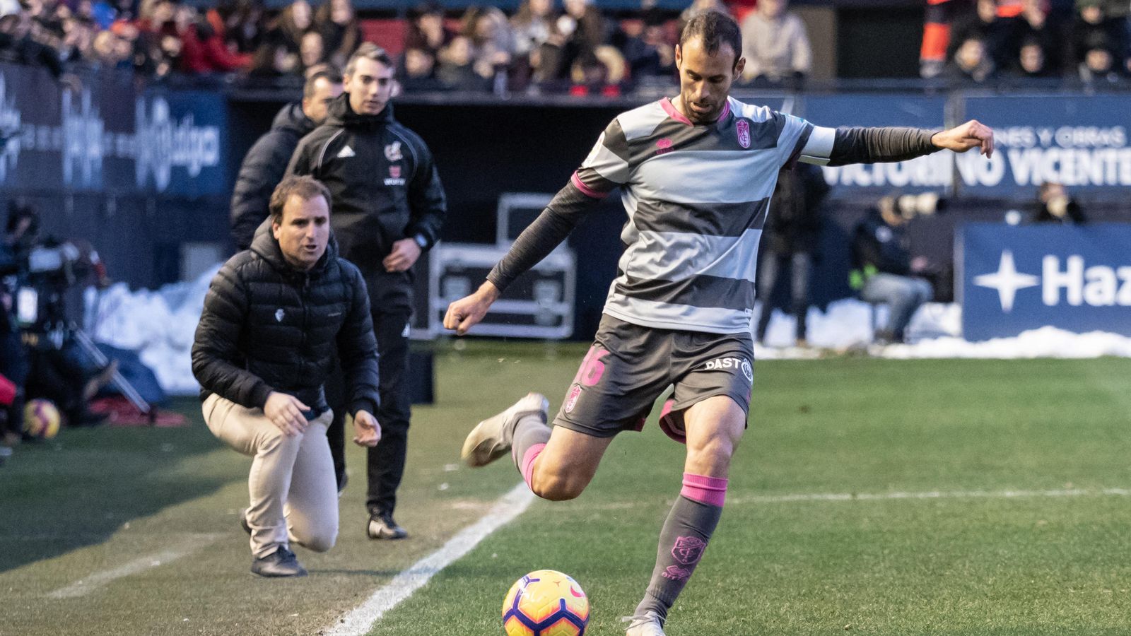 Víctor Díaz es uno de los jugadores que cumplen contrato el 30 de junio.