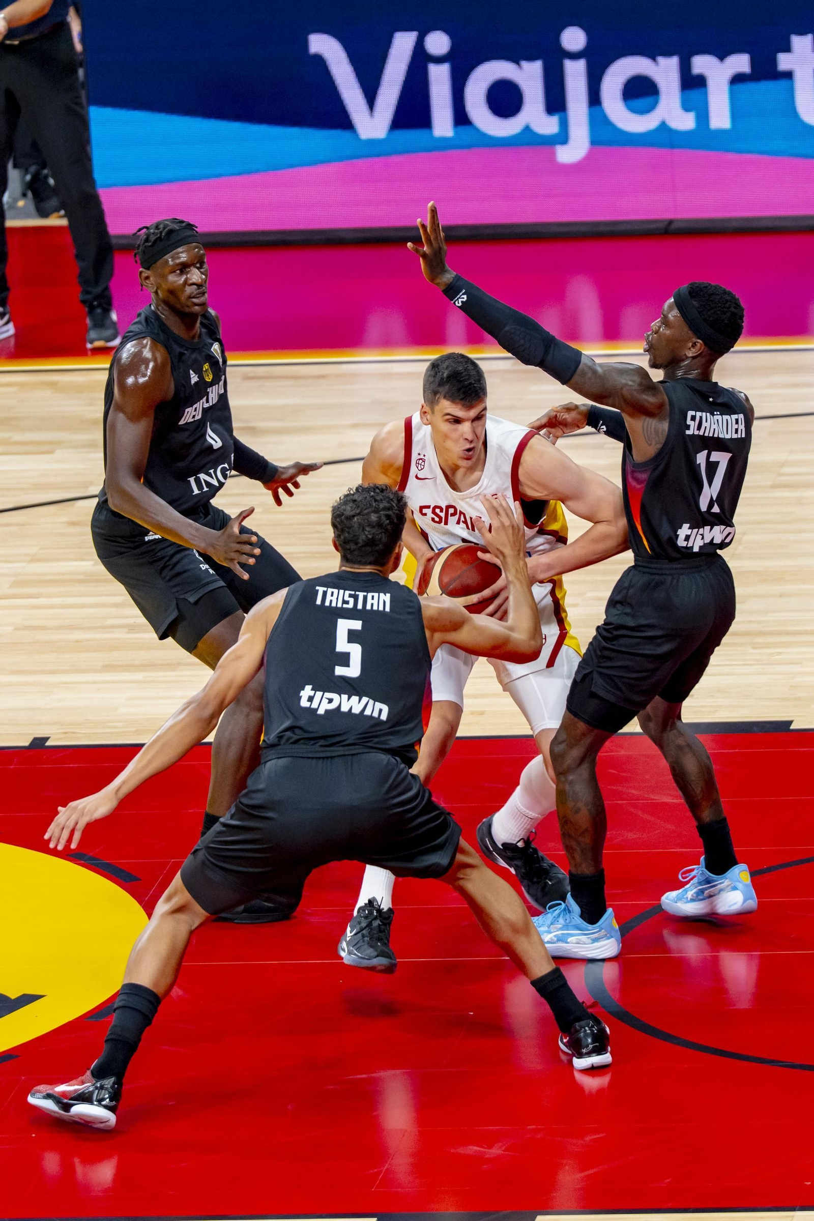 Las mejores fotos del España-Alemania de baloncesto