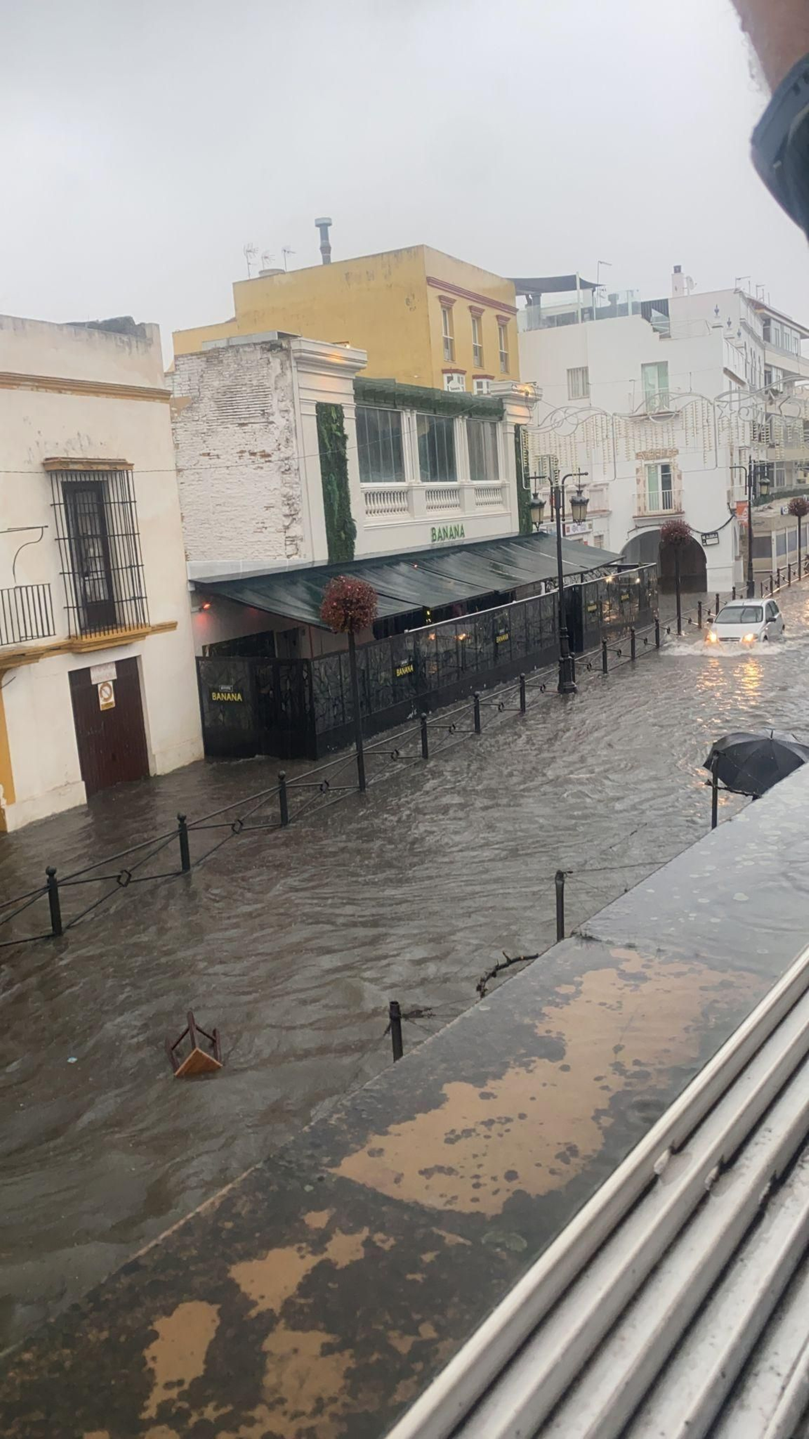 Imágenes de las inundaciones en El Puerto