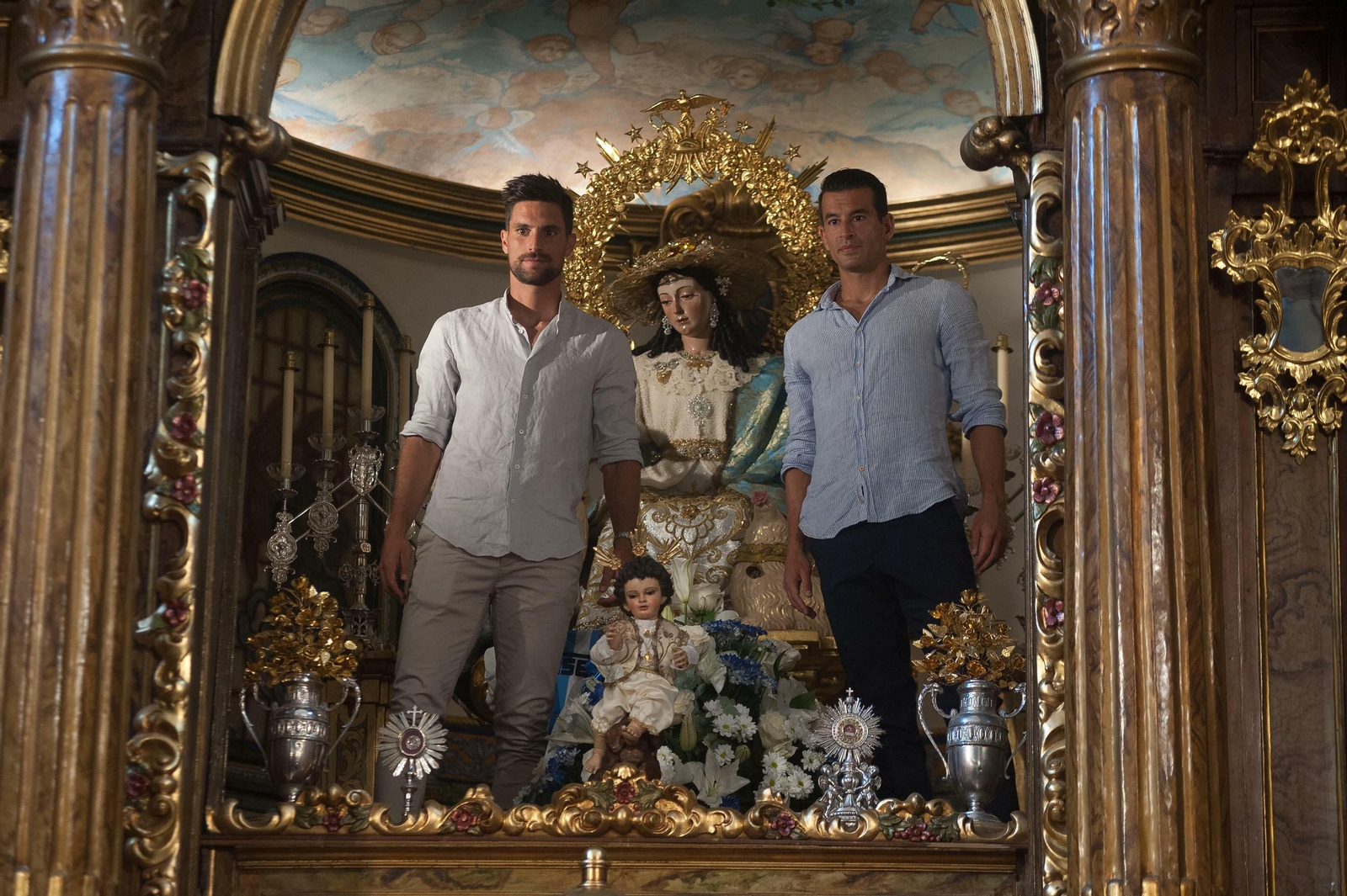 Las fotos del Málaga CF en la Divina Pastora