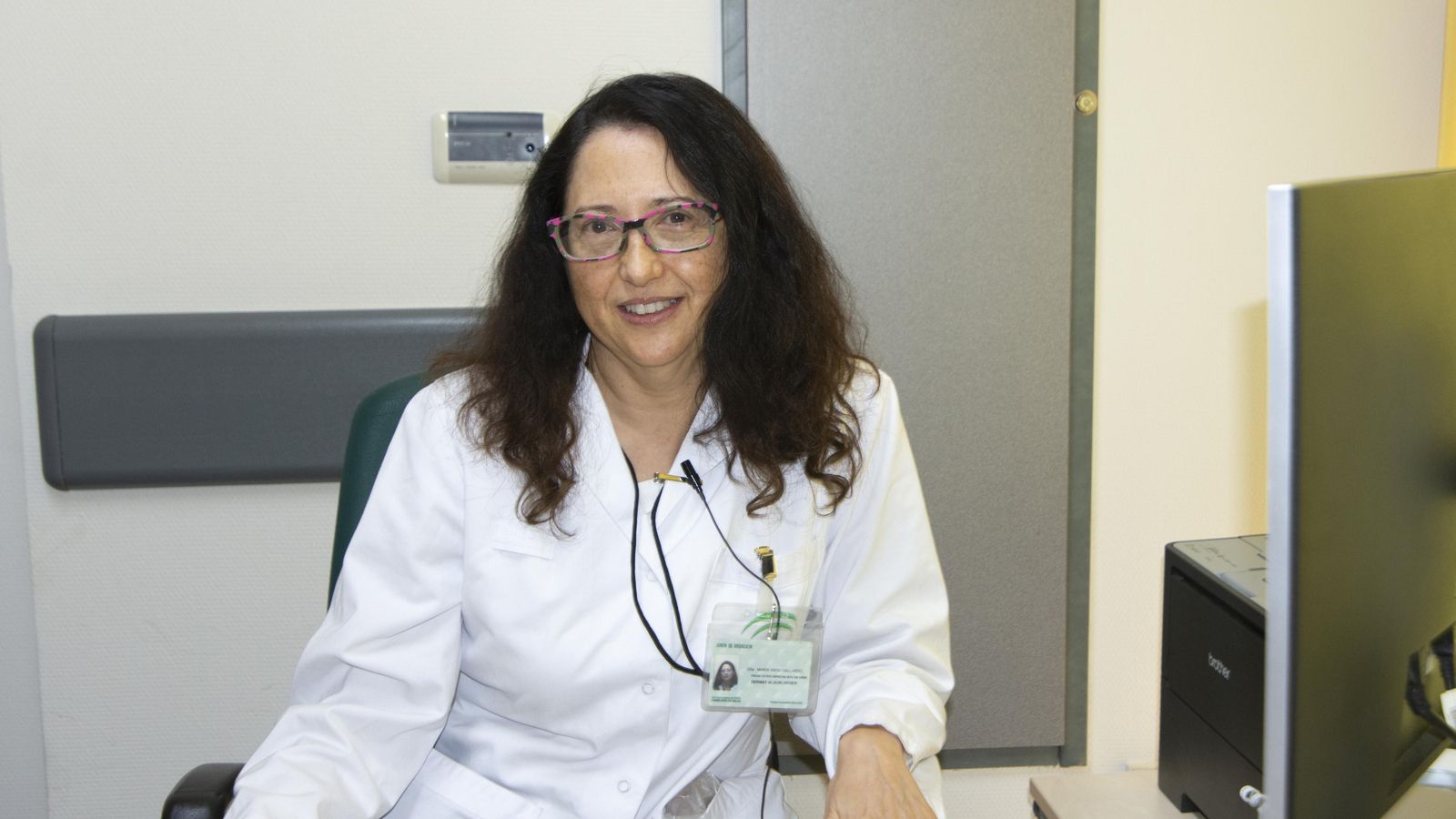 La doctora Marian Gallardo, en su consulta.