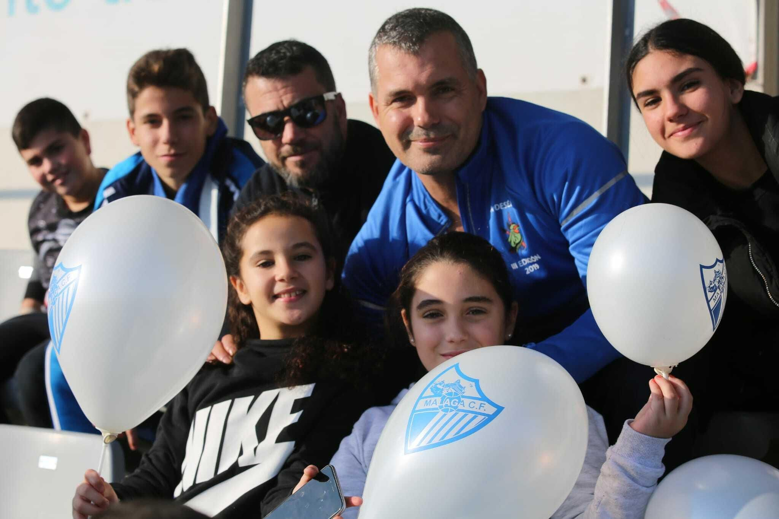 Las fotos del entrenamiento del Málaga a puerta abierta Las fotos del entrenamiento del Málaga a puerta abierta