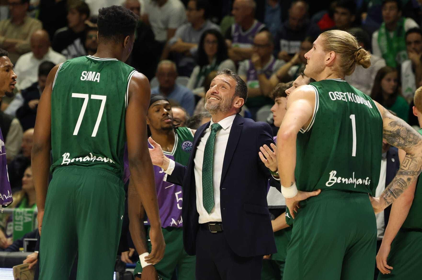 El Unicaja-Peristeri, en fotos