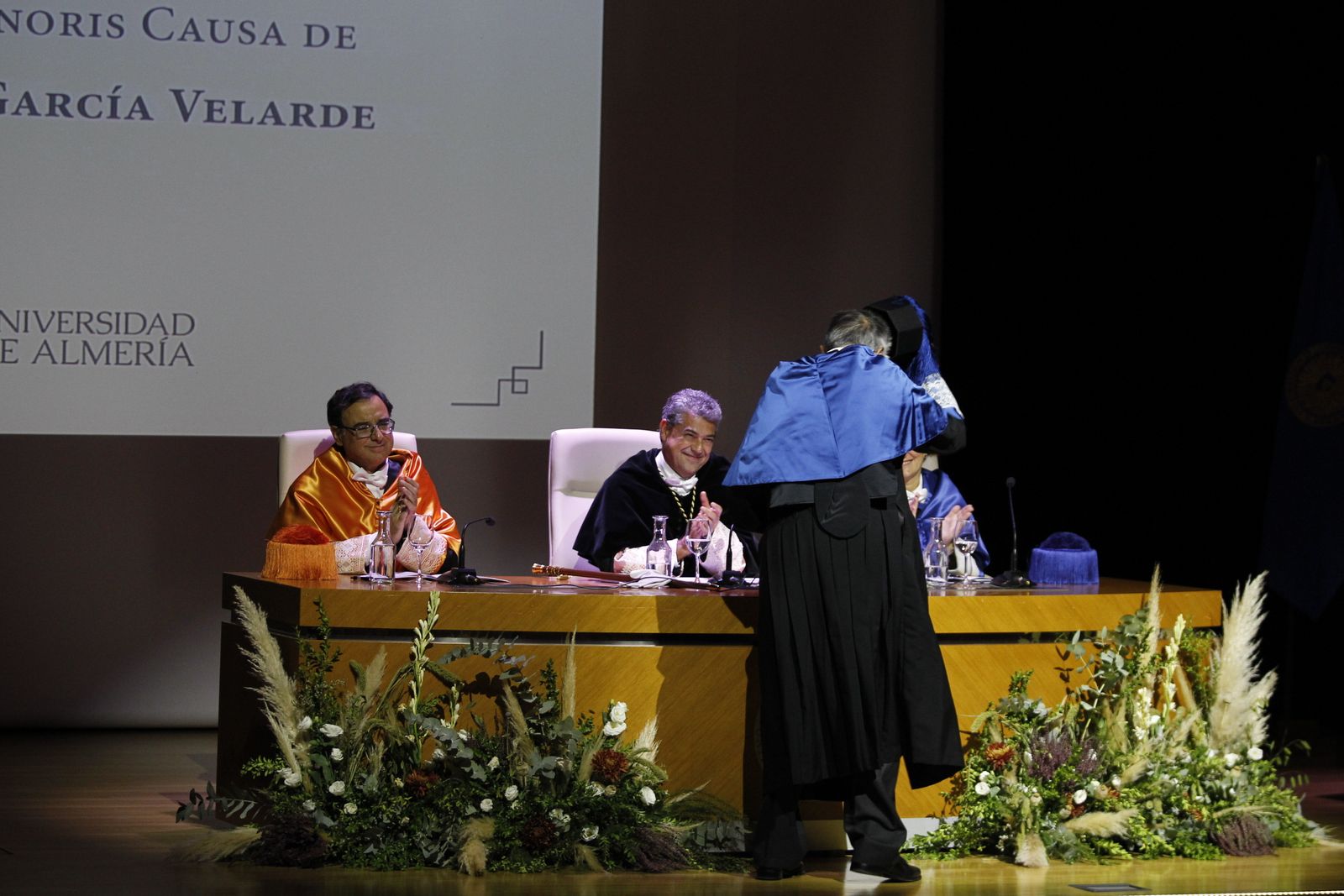 Fotogalería investidura Doctor Honoris Causa Manuel García Velarde. UAL