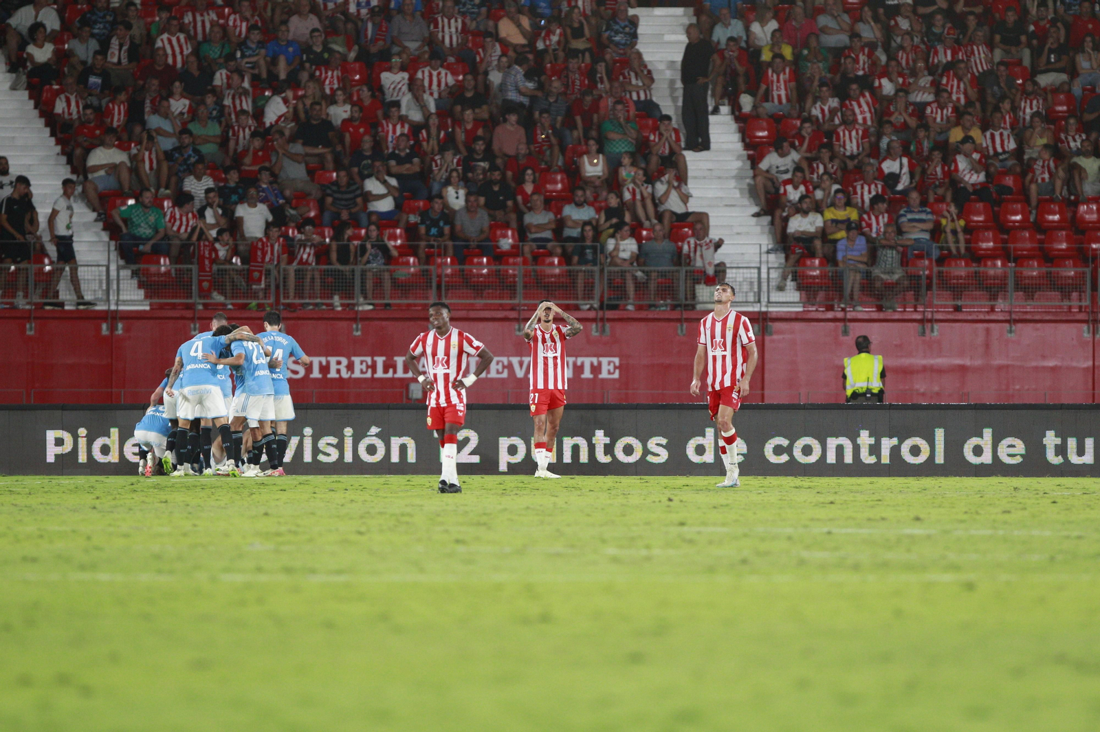 Imágenes del partido U.D. Almería-Real Club Celta de Vigo