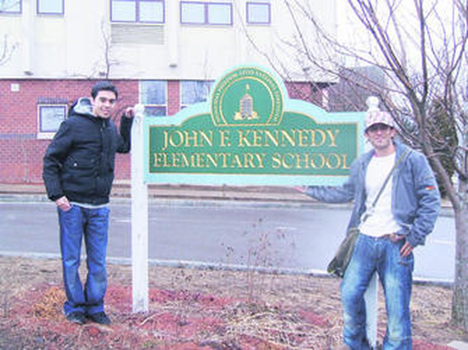 José Manuel Canero y Francisco Javier Delgado, en Boston.
