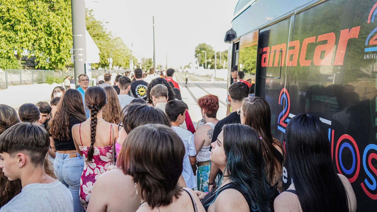 Por fin en la parada Jaén, la más próxima al recinto ferial