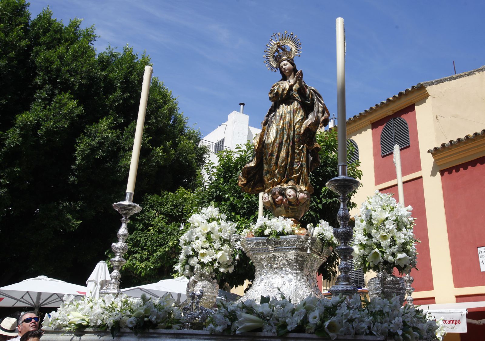 Imágenes del Corpus de Triana y de la Iglesia de la Magdalena