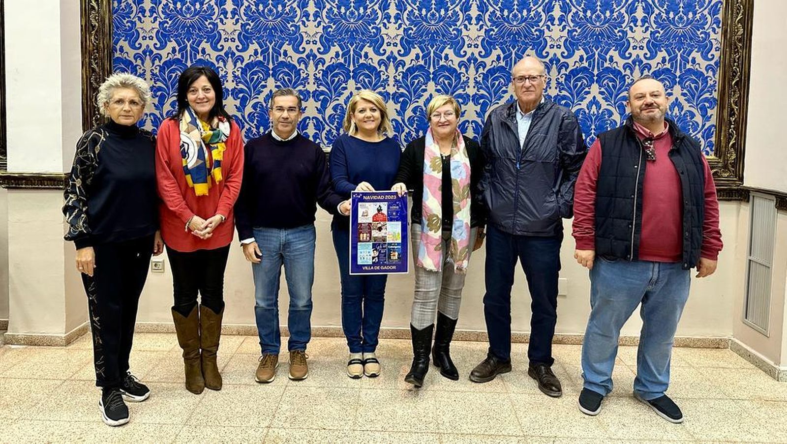 Autoridades en la presentación de las actividades.
