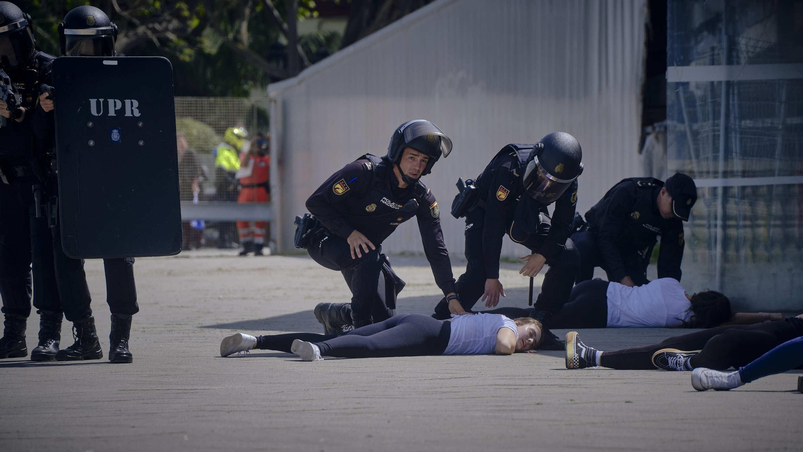 Simulacro de incidente intencionado en Cádiz