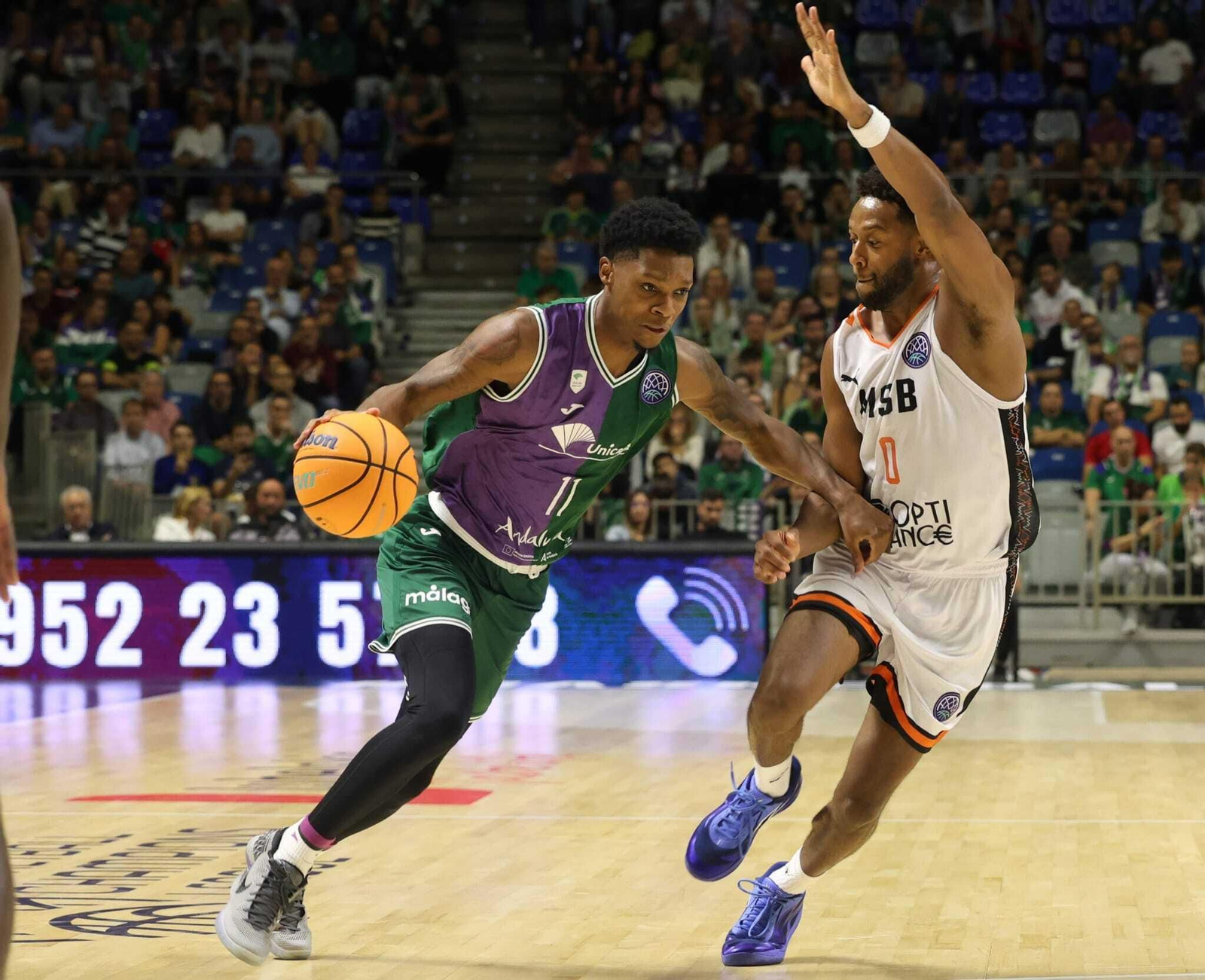 El Unicaja-Le Mans, en fotos