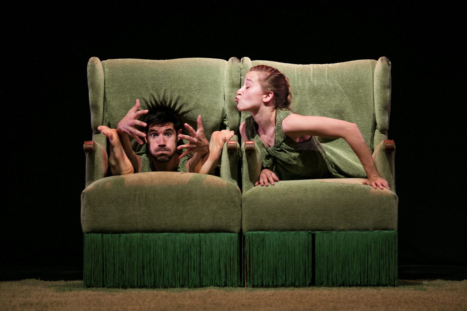 Una imagen de la obra teatral que se podrá ver este domingo en el teatro.