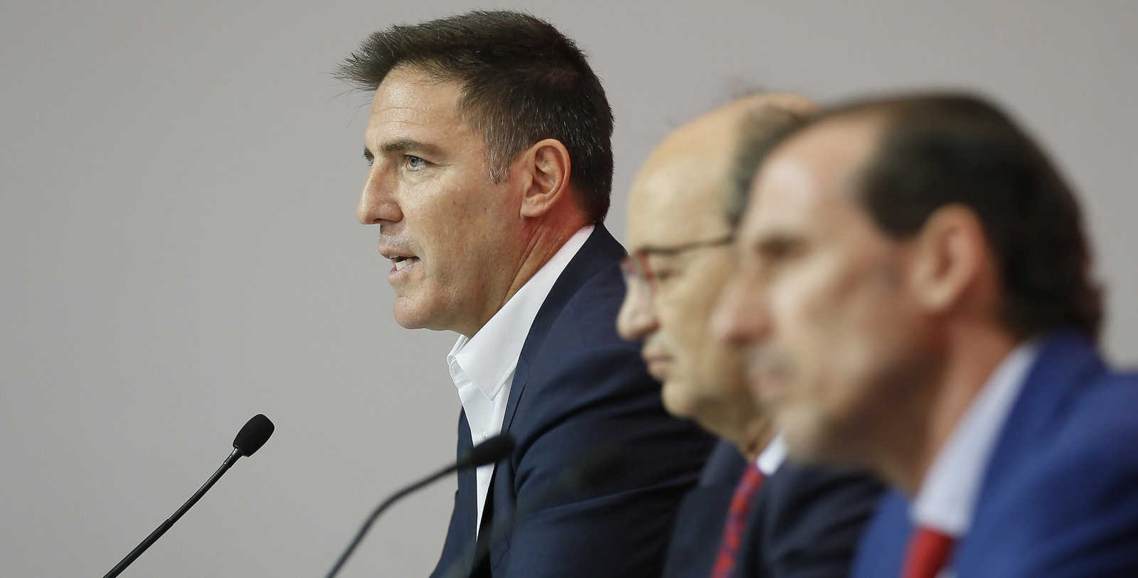 Berizzo, el día de su presentación