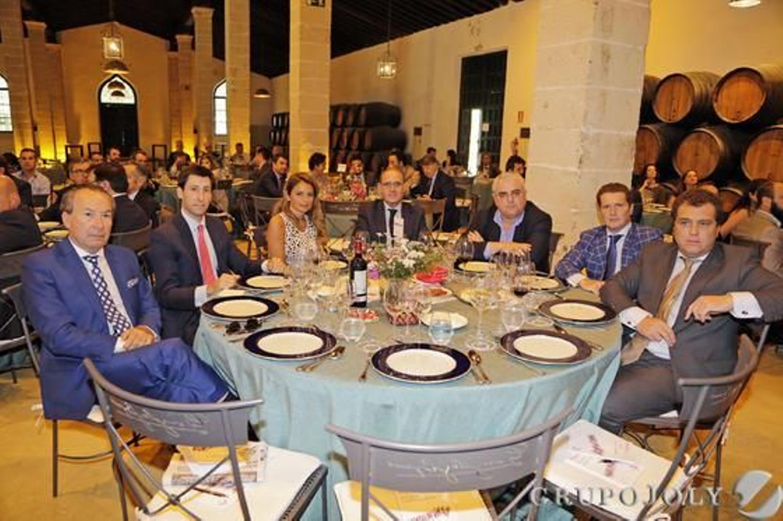 Juan Pérez (Grupo Ópera), Raúl Serrano Antón, Beatriz Acosta (Hierros y Aceros Acosta), Luis Fernando Órtiz de la Tabla (Banco Popular), Manuel Ortiz Miranda (Autransa), Francisco Javier y Bernardino Copano (Bernardino Abad).

Foto: Miguel Angel Gonzalez