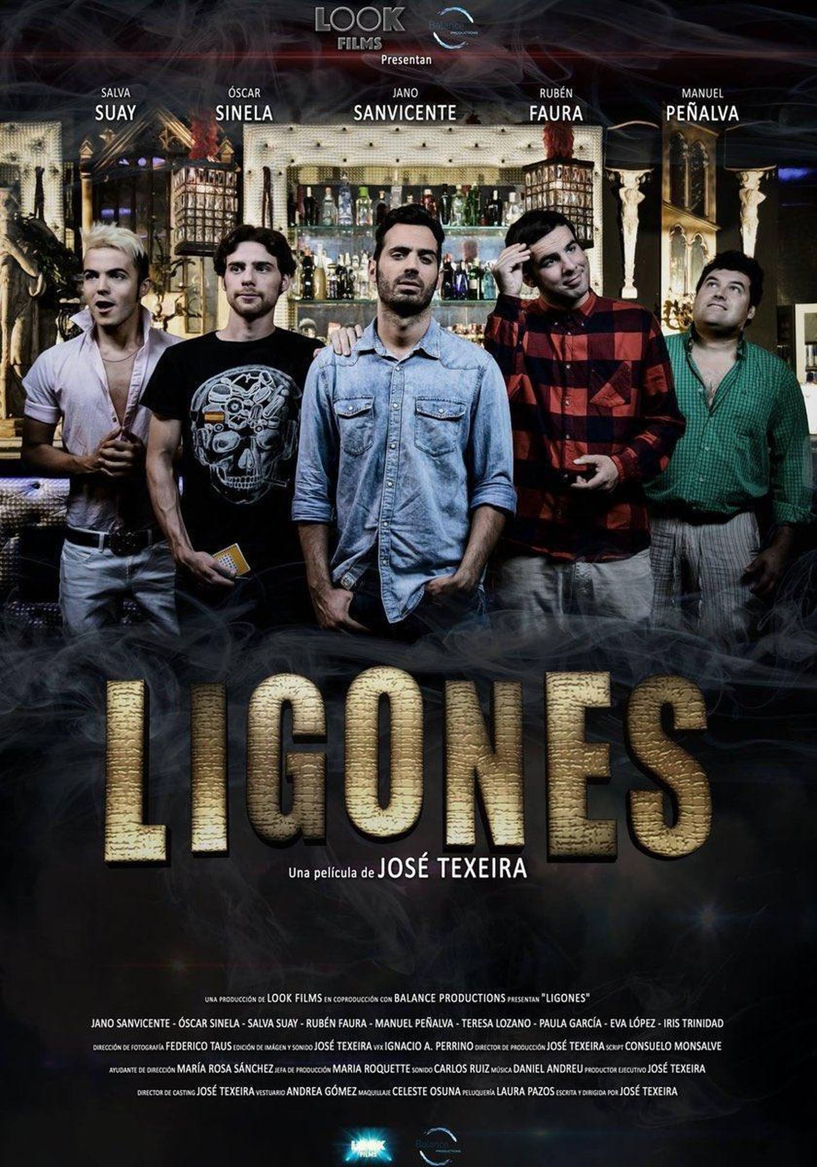 Cartel de la película 'Ligones'.