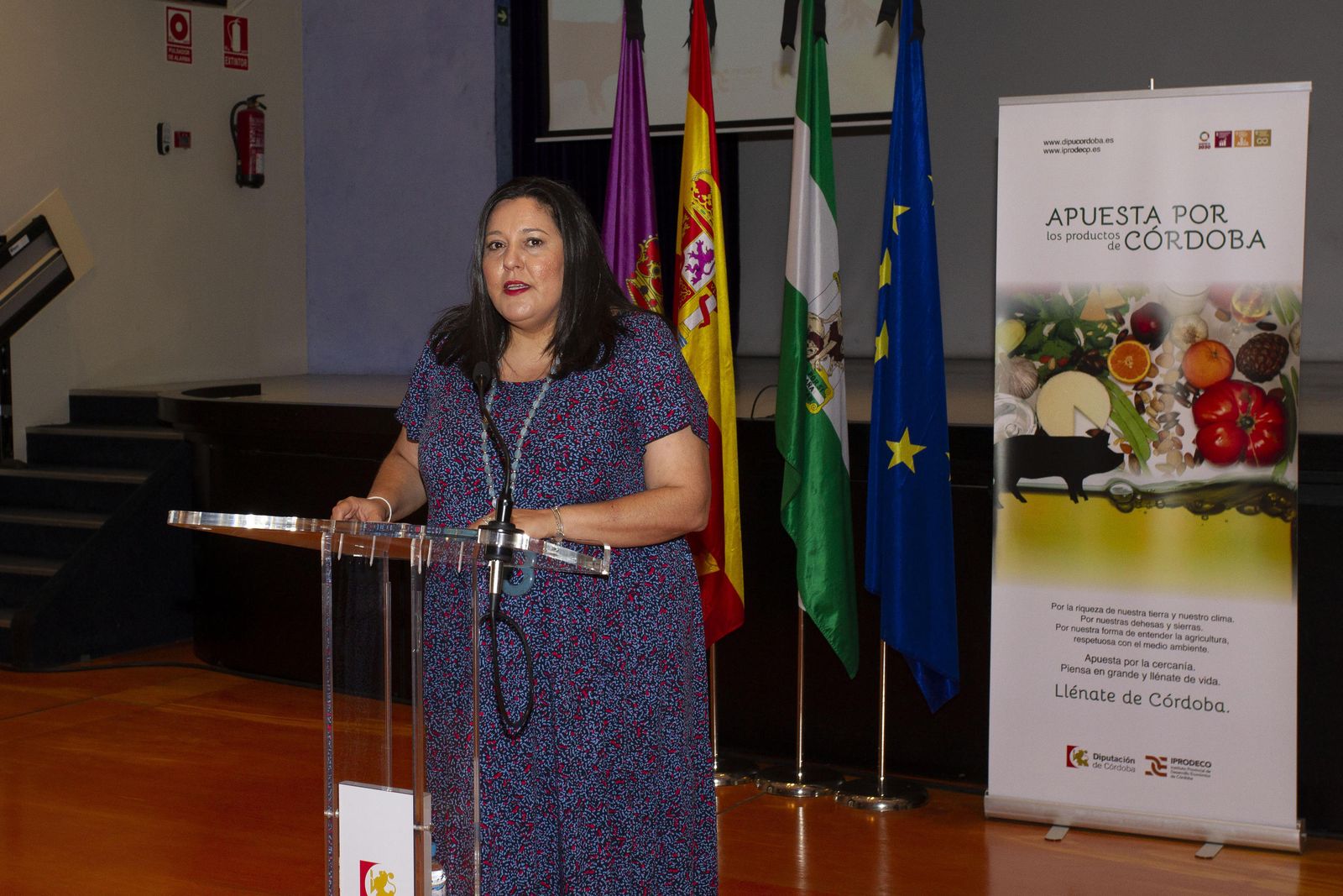 La presidenta  del Iprodeco, Dolores Amo.