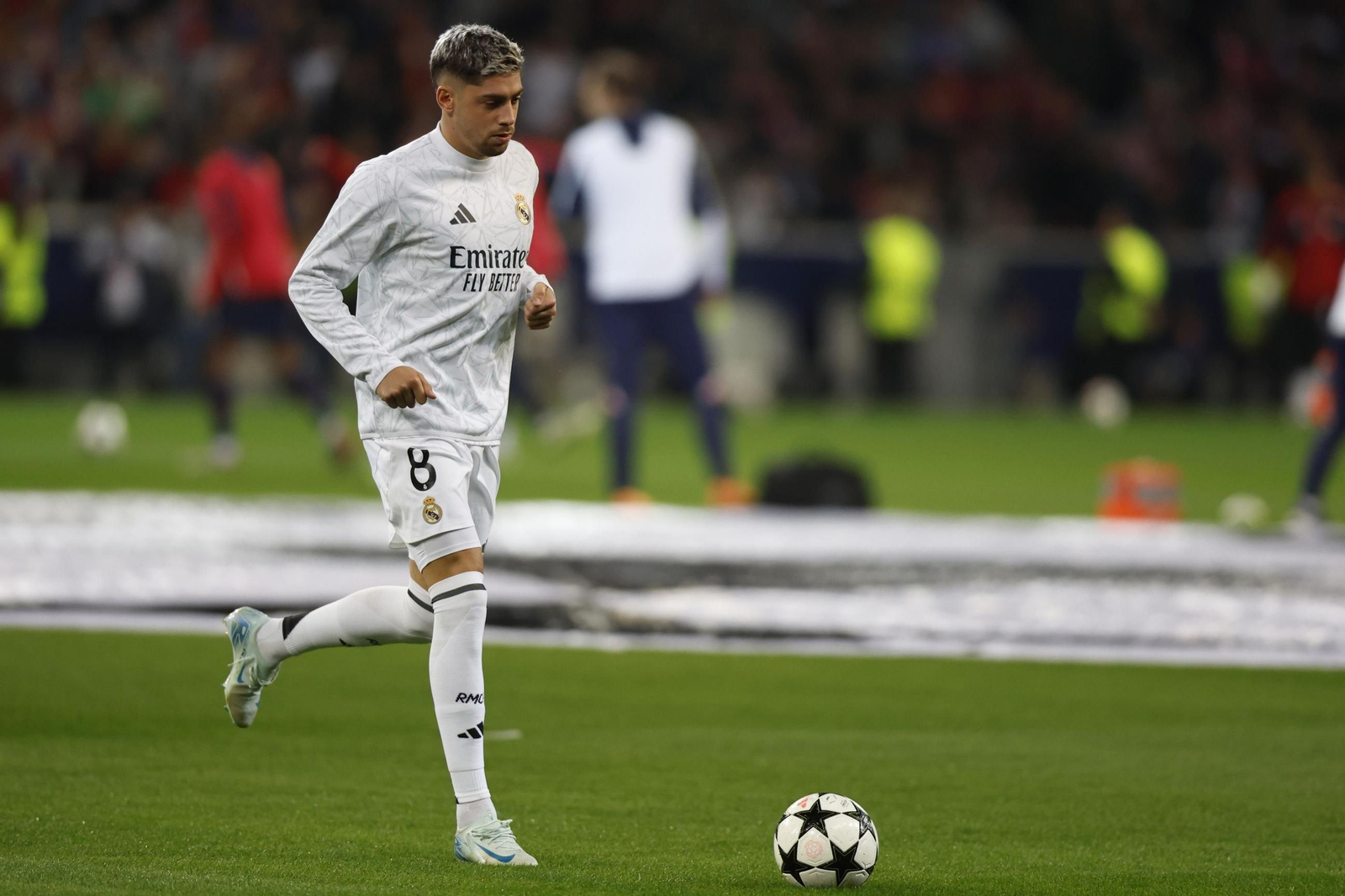 El Lille-Real Madrid, en fotos