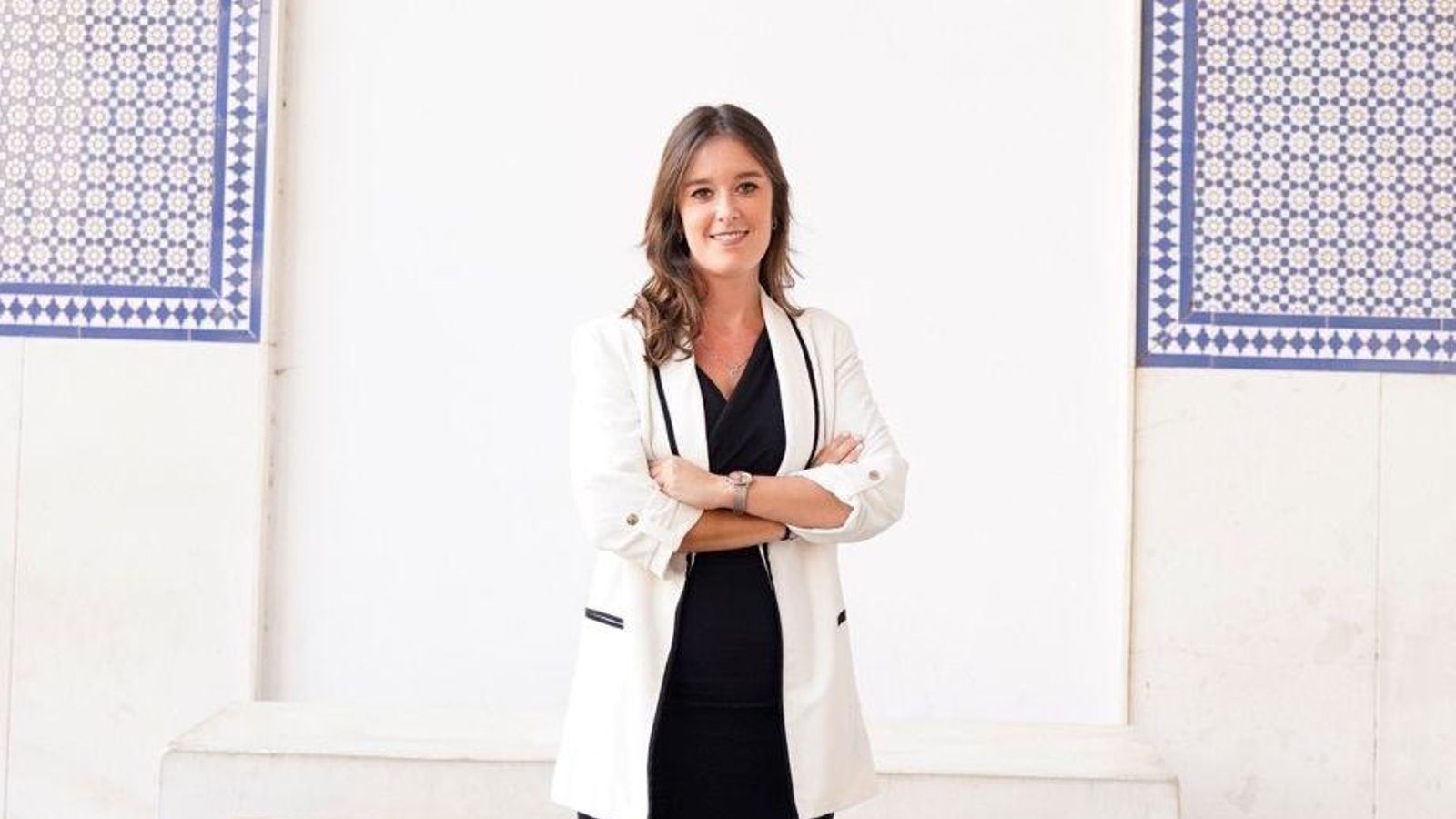 Guadalupe Suárez, ante la sede de los Juzgados de Algeciras. Guadalupe Suárez, ante la sede de los Juzgados de Algeciras.
