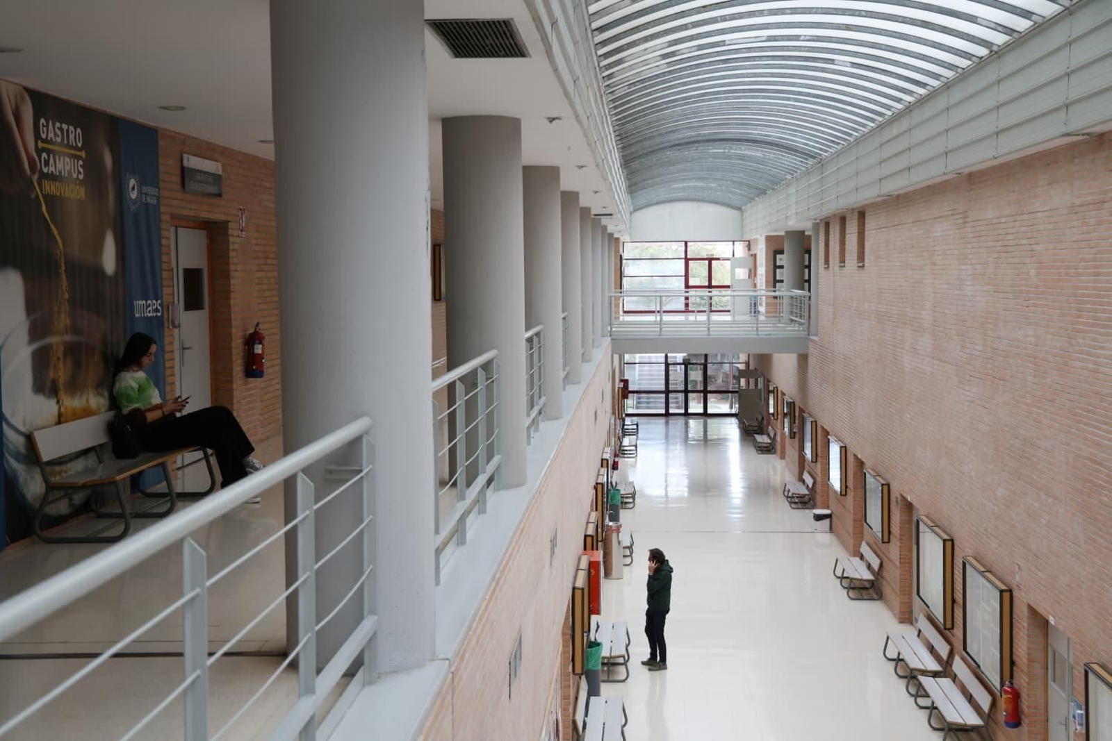 La Facultad de Ciencias de la Comunicación, este lunes.