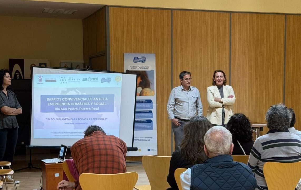 La radiografía de la situación actual de la barriada Río San Pedro se presenta este miércoles