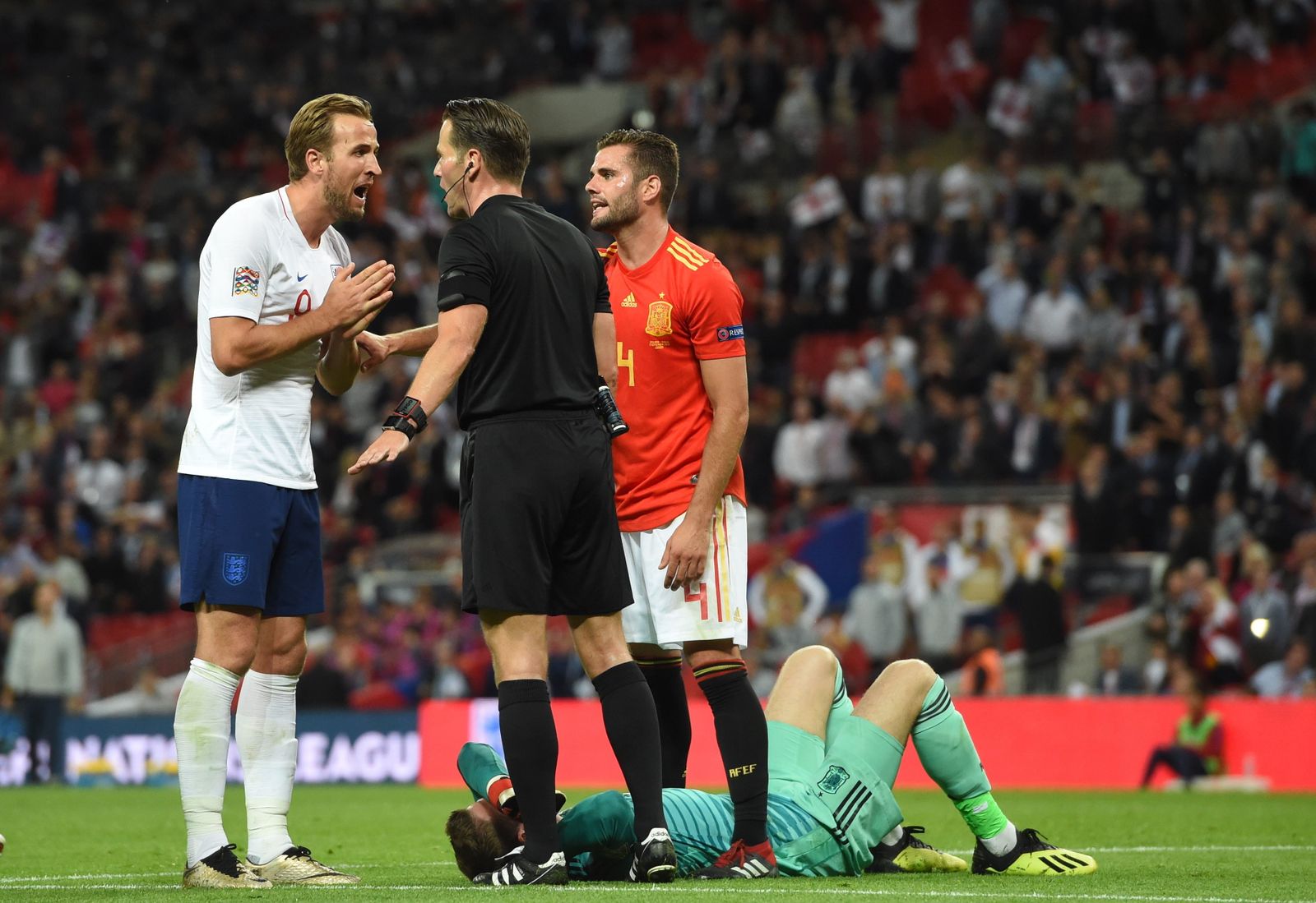 Las imágenes del Inglaterra-España