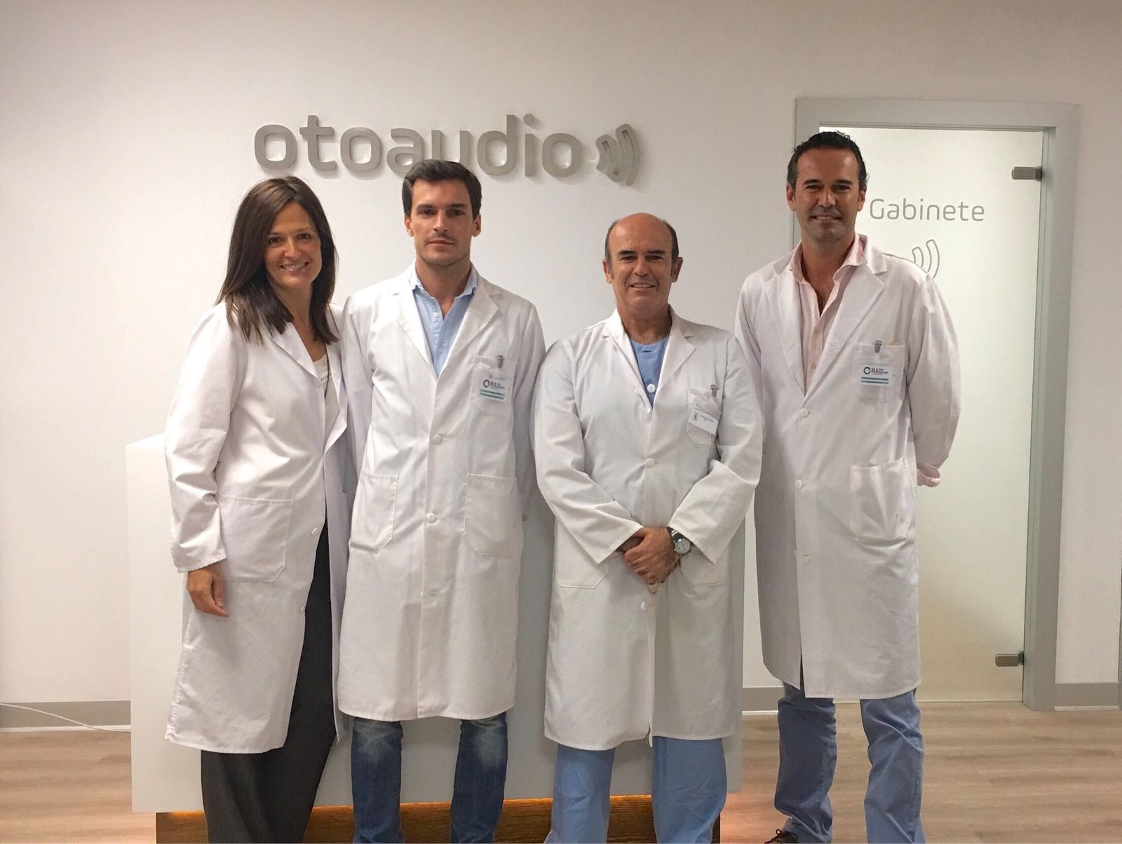 Equipo de la Unidad de Otorrinolaringología y Audiología.