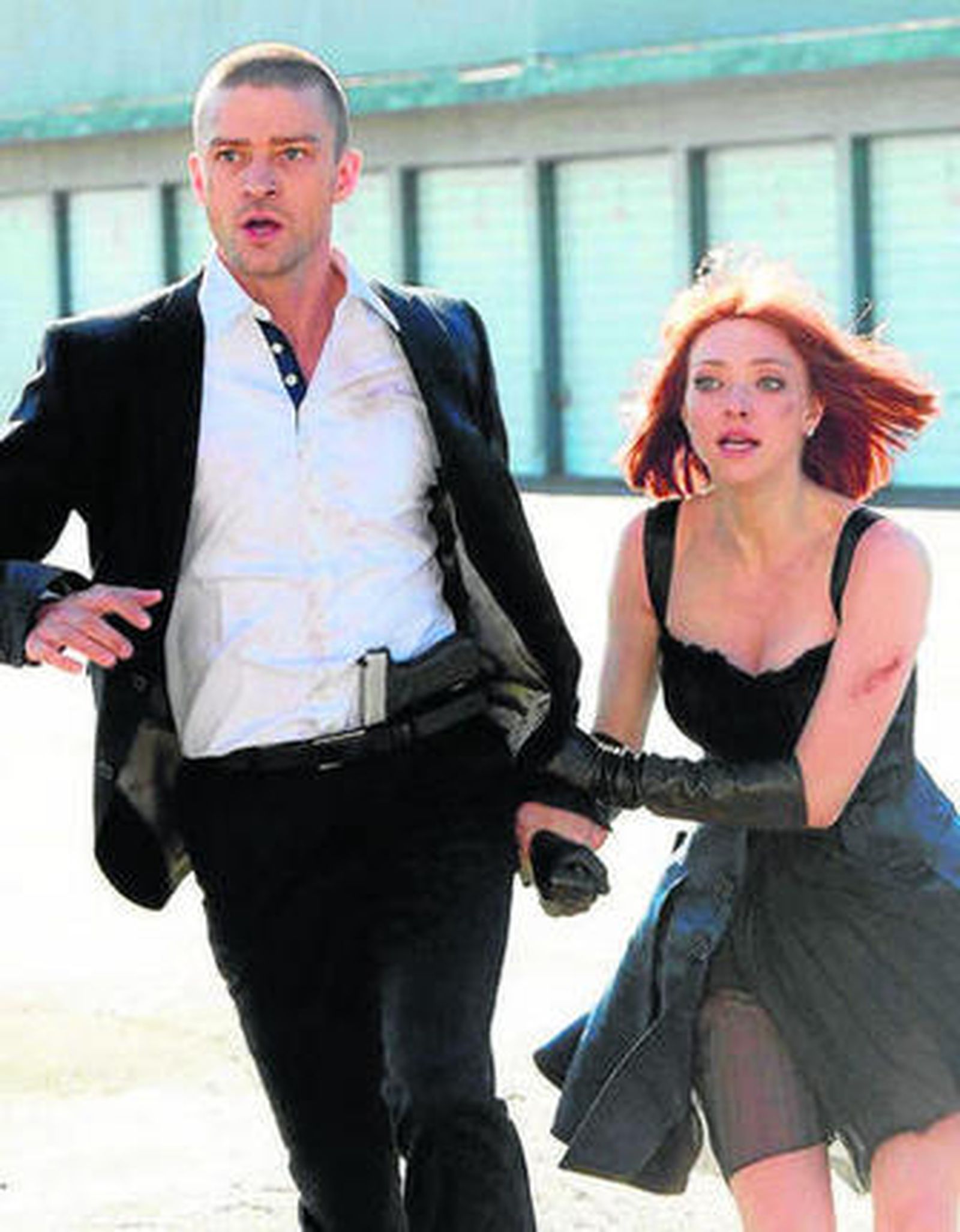 Justin Timberlake y Amanda Seyfried, en un instante del filme.