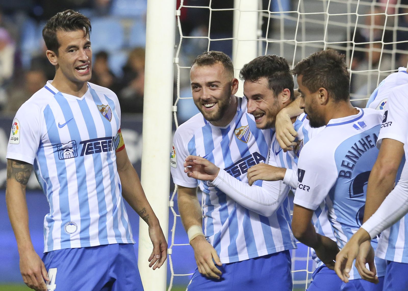 Las imágenes del Málaga CF-Tenerife