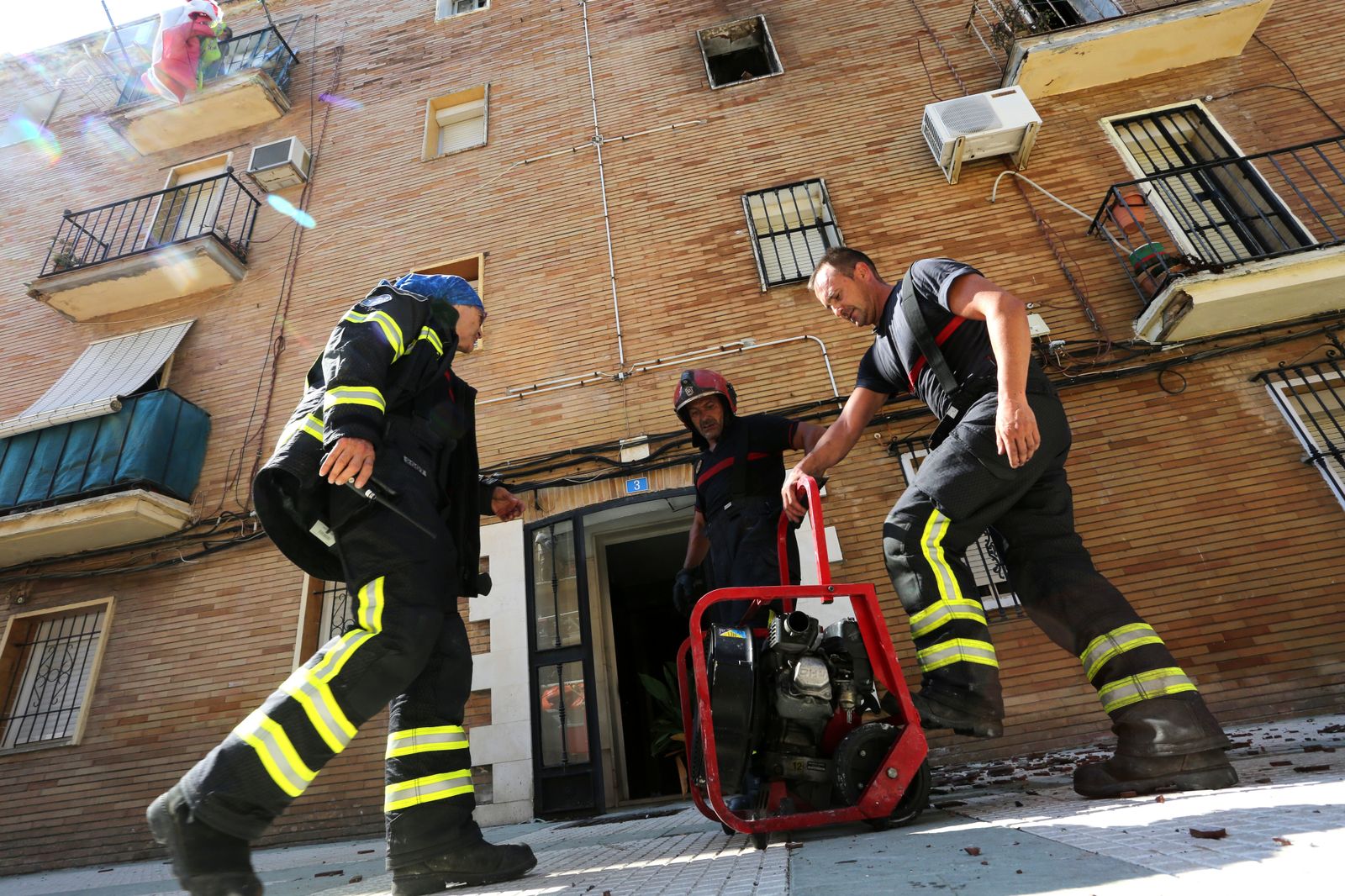 Incendio en la Calle Oregón