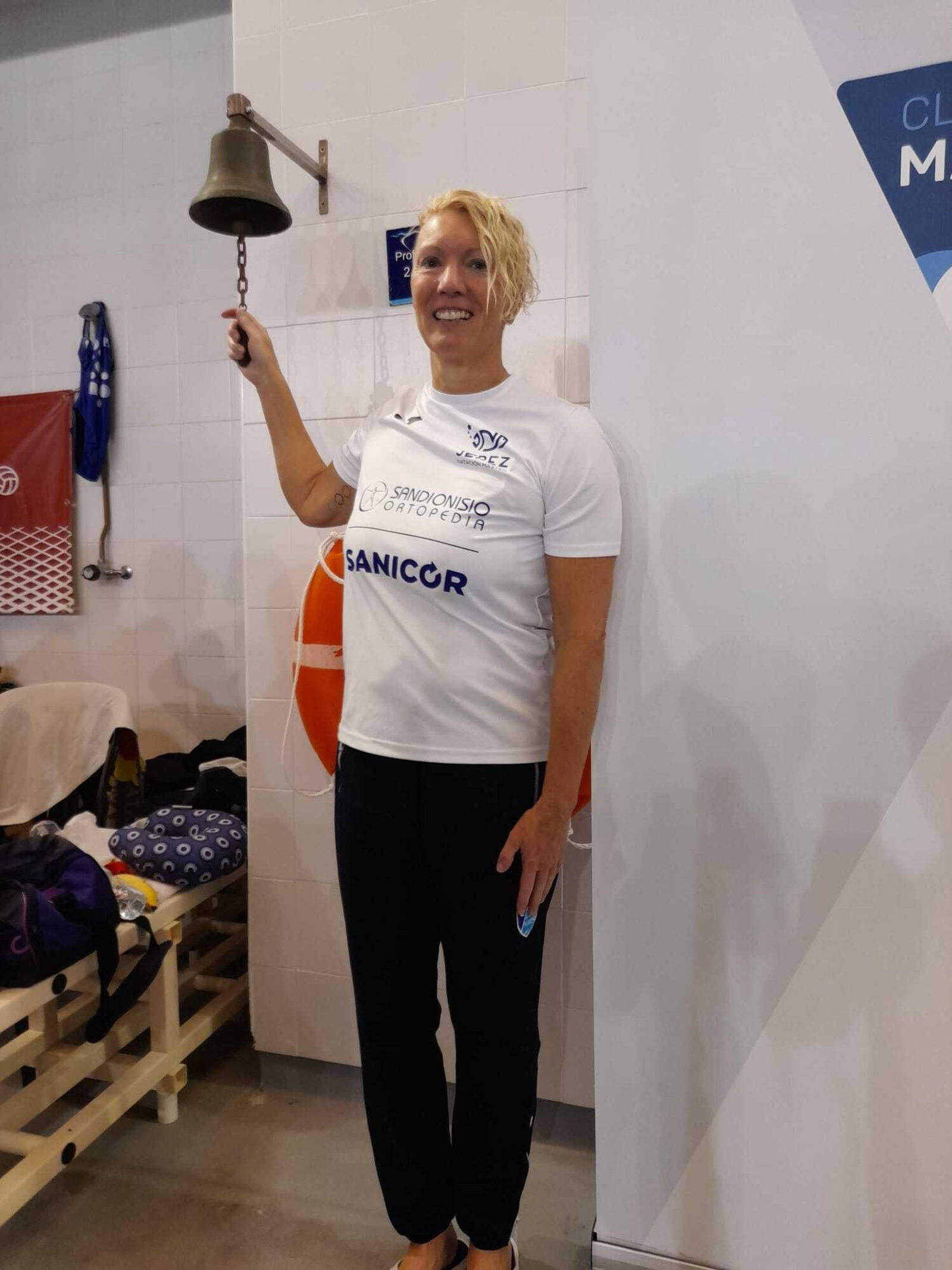 Ute Hasse fue nombrada mejor nadadora del Campeonato.