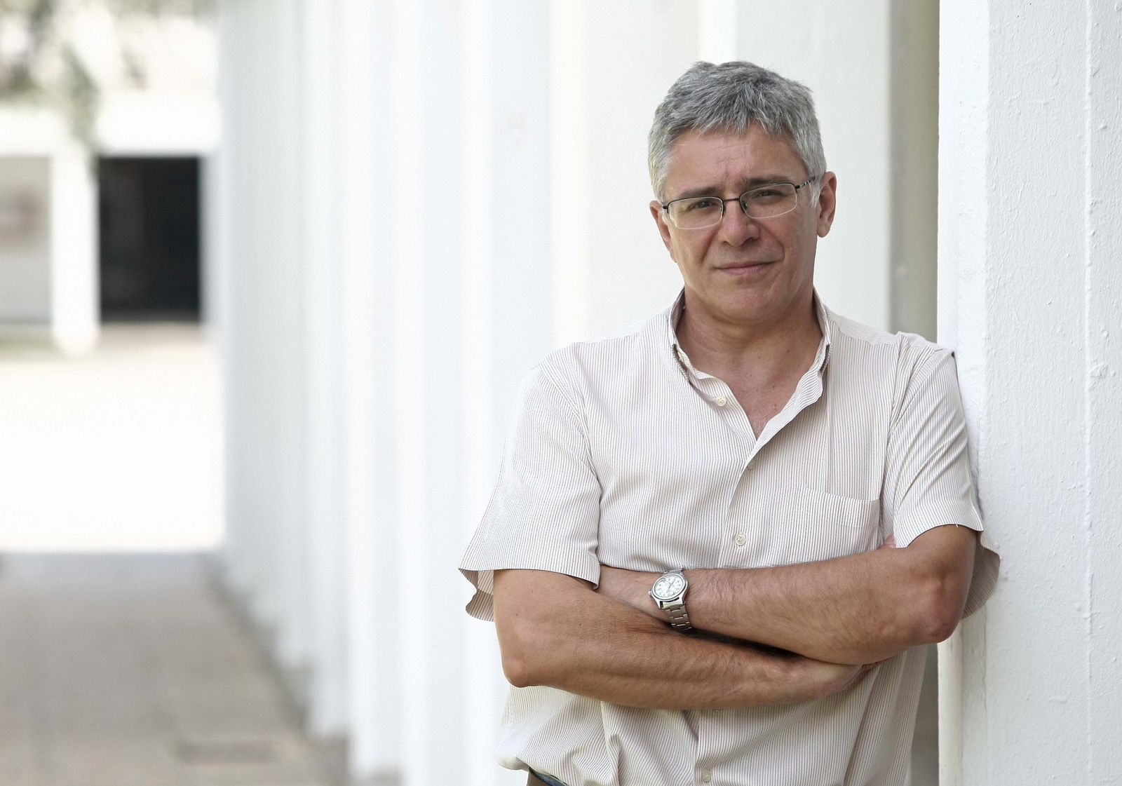 El alcalde de Castellar, Juan Casanova, en una imagen tomada en el municipio.