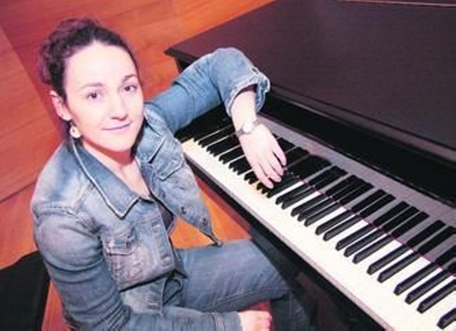 La bailaora madrileña Concha Jareño, ayer, en la sala Joaquín Turina de la Fundación Cajasol.