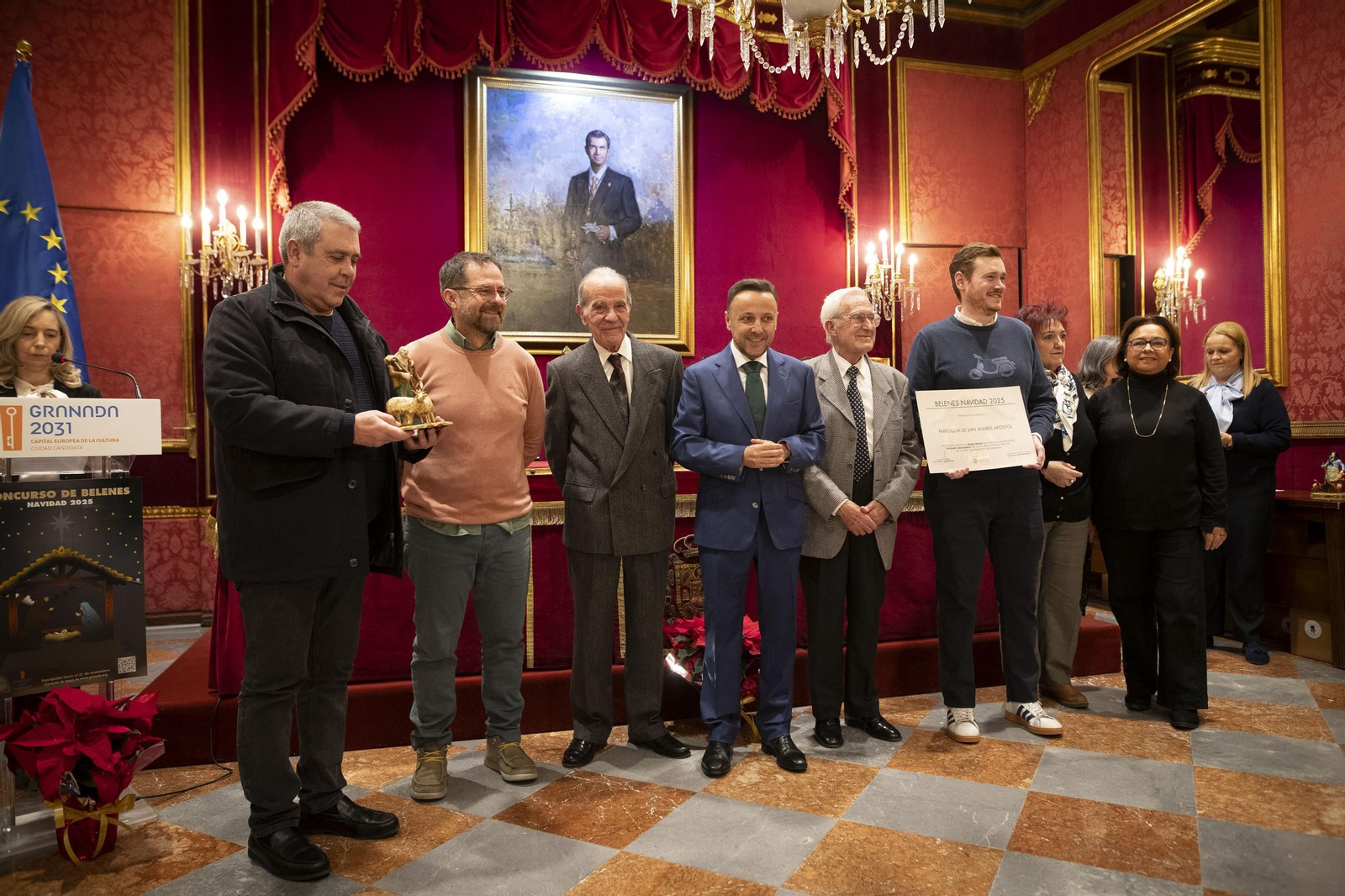 Fotos: así han sido galardonados los ganadores del Concurso Municipal de Belenes 2025 en Granada