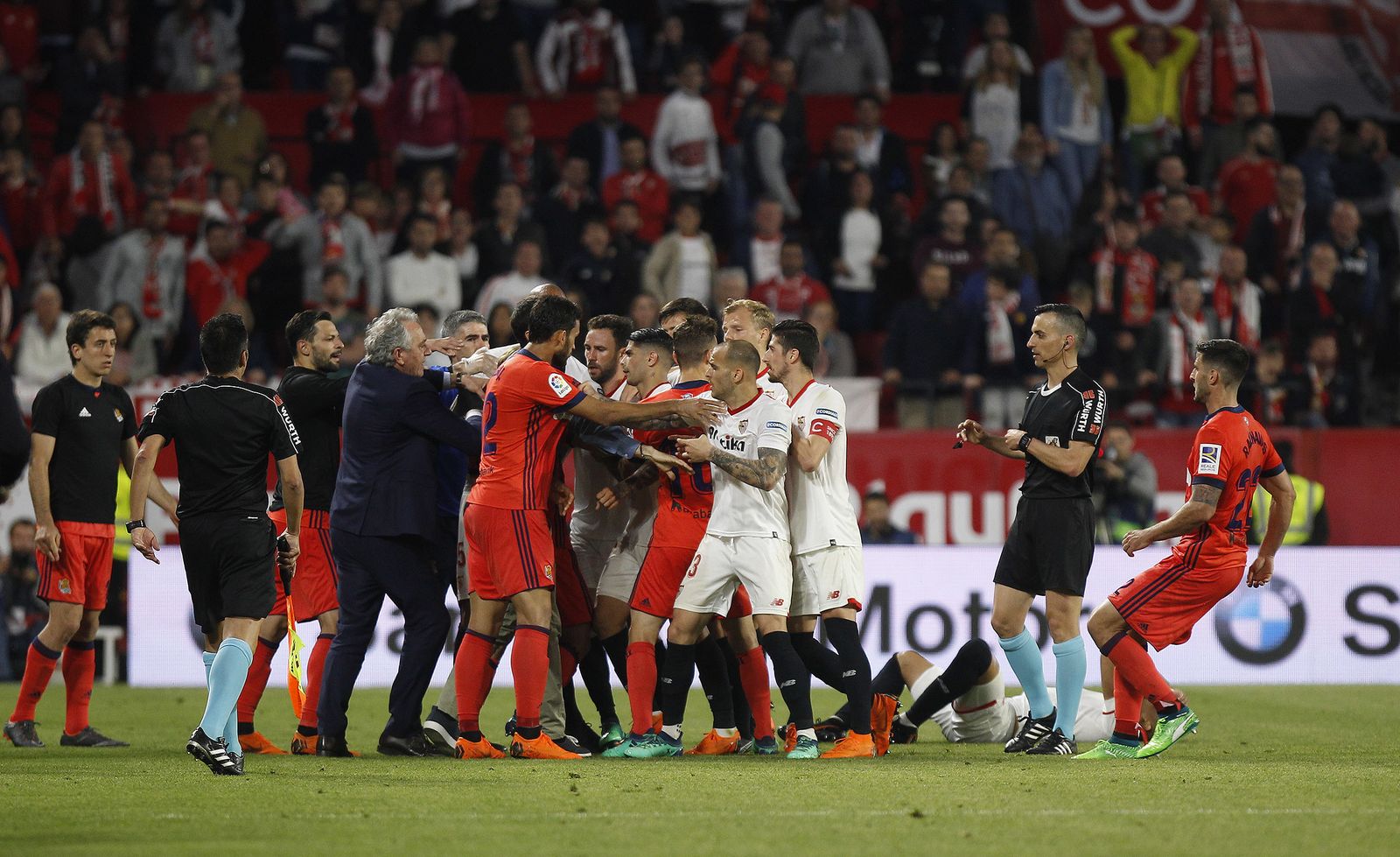 El Sevilla-Real Sociedad, en imágenes