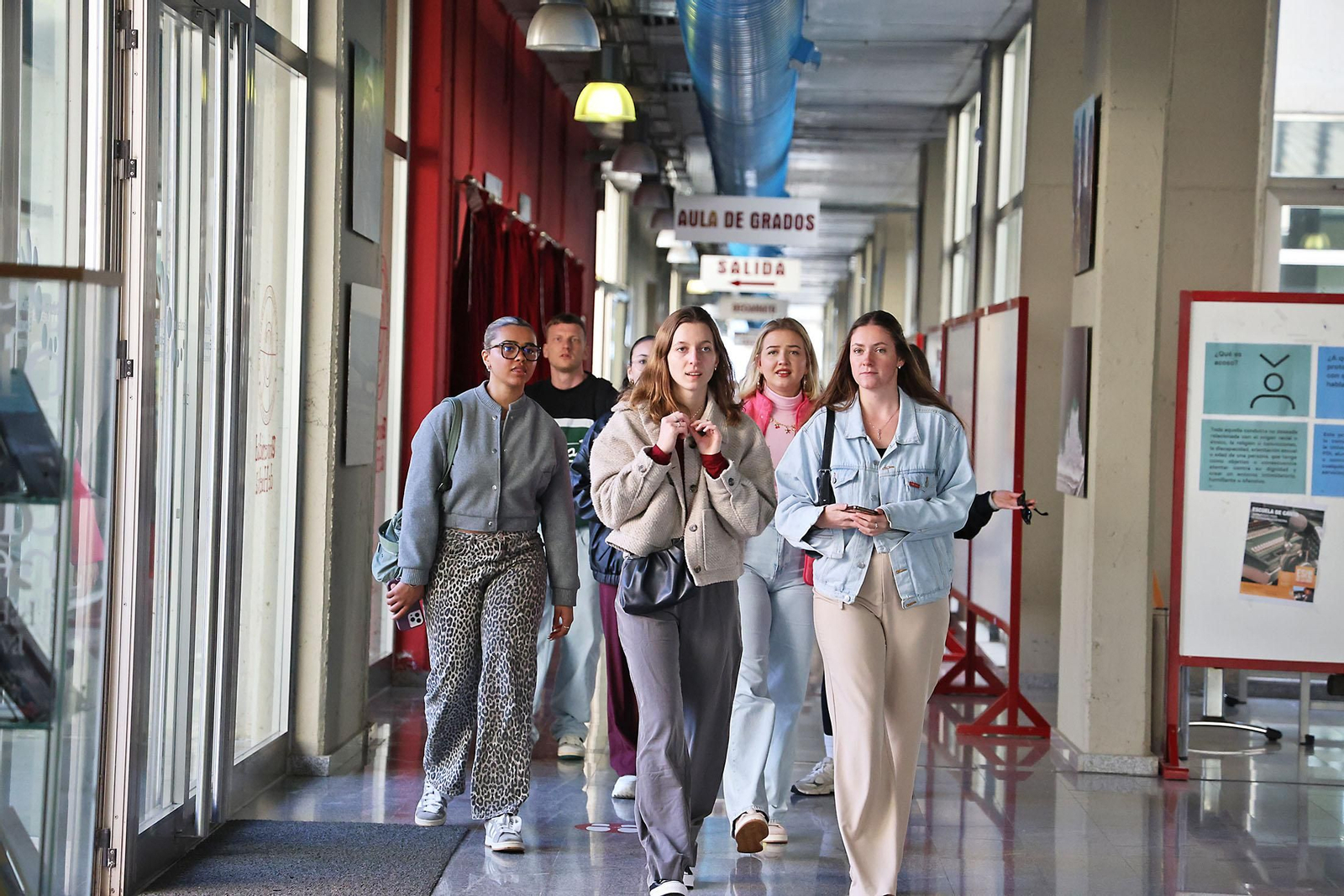 Imágenes de la bienvenida a estudiantes Erasmus de la Universidad de Huelva