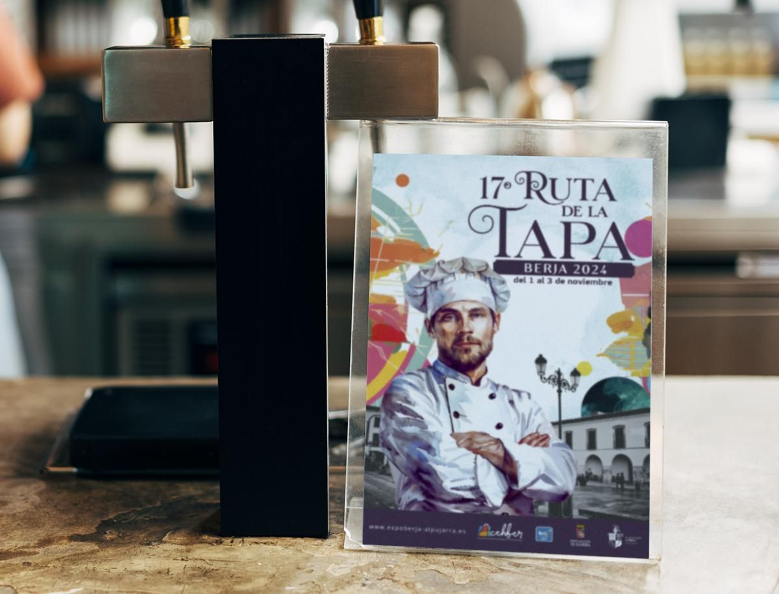 Cartel de la ruta de la tapa de este año que ya alcanza su diecisiete edición.