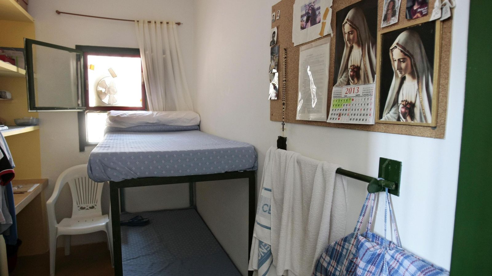 Interior de una celda en una imagen de archivo.