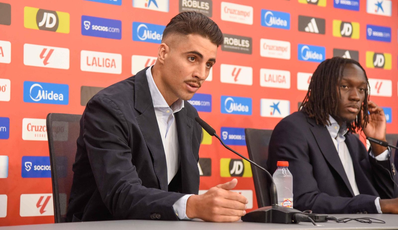 Presentación de Fabio Cardoso y Batista Mendy