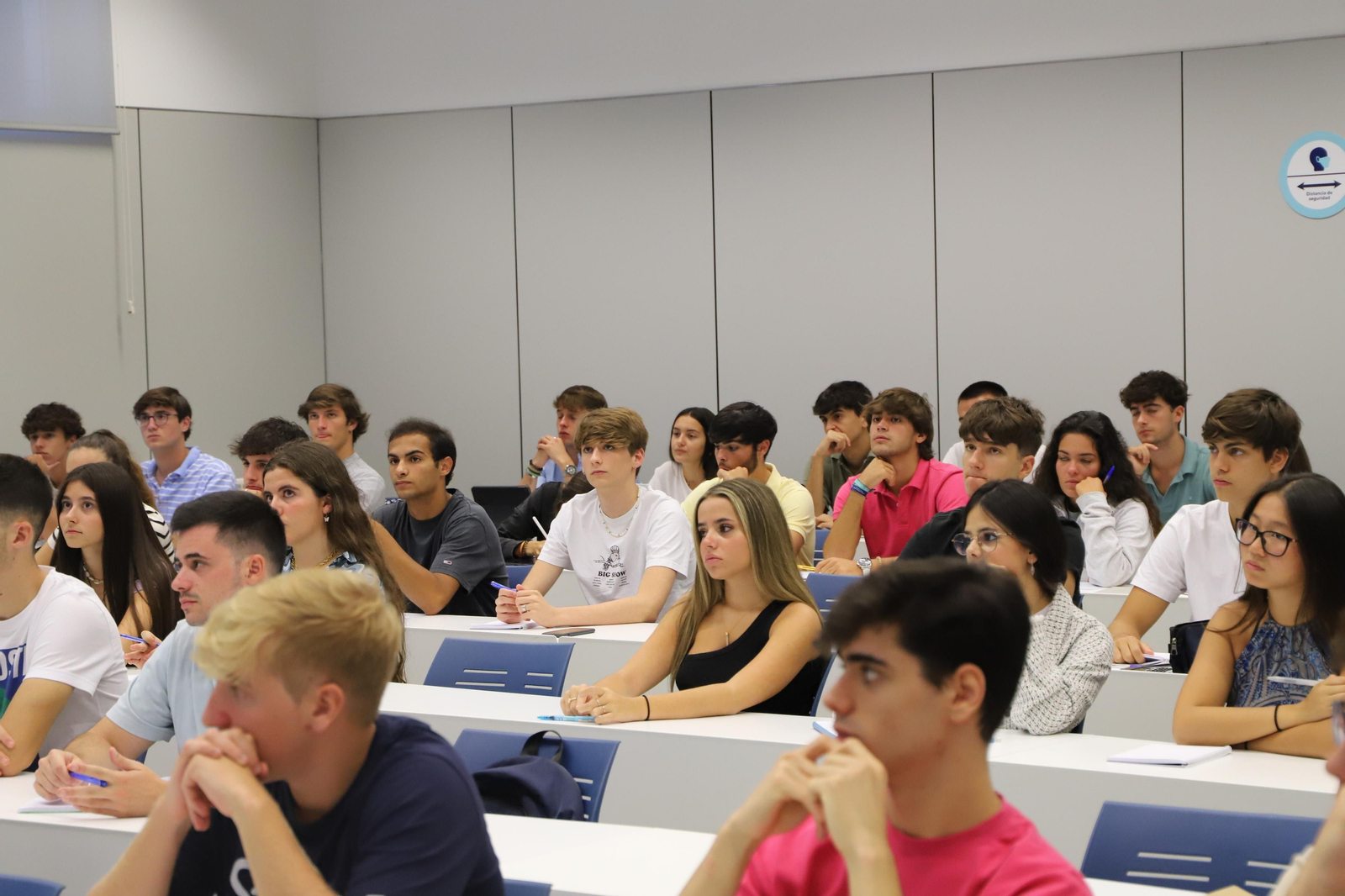 Nuevos alumnos en la Loyola de Andalucía.
