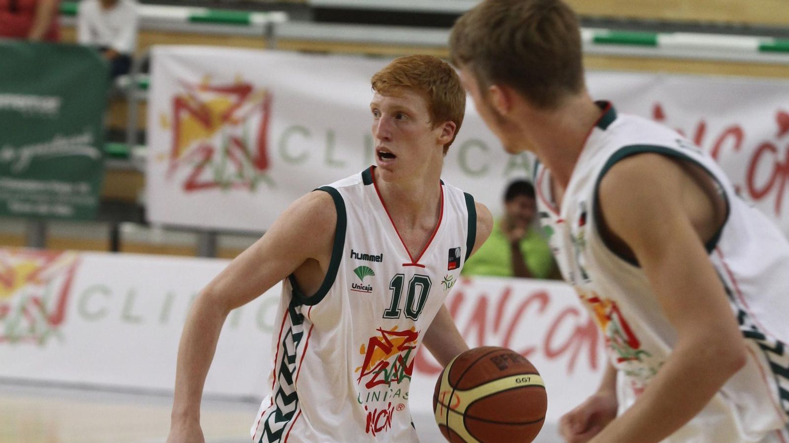 Alberto Díaz y Domas Sabonis, en la etapa en el Clínicas Rincón.