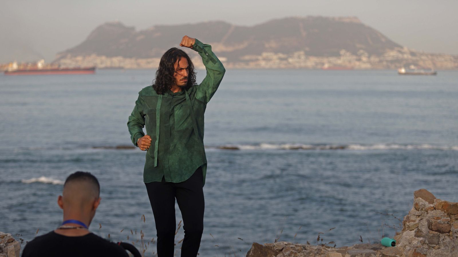 Fotos de la grabación en Algeciras del documental de Ghali Naoufal sobre la cultura árabe y española